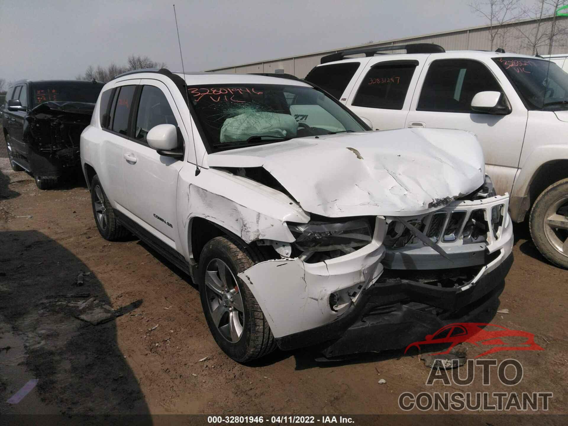 JEEP COMPASS 2017 - 1C4NJDEB0HD153356