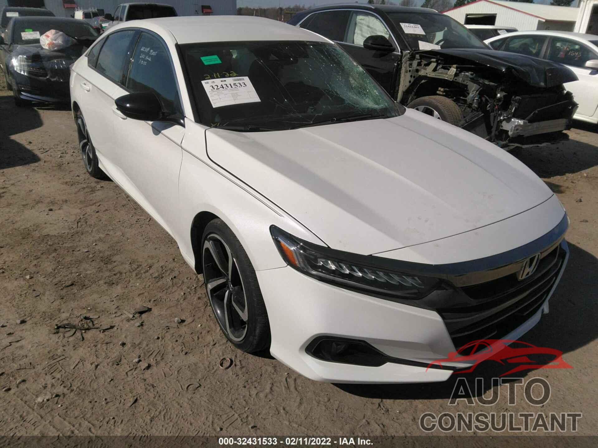 HONDA ACCORD SEDAN 2021 - 1HGCV1F48MA054159