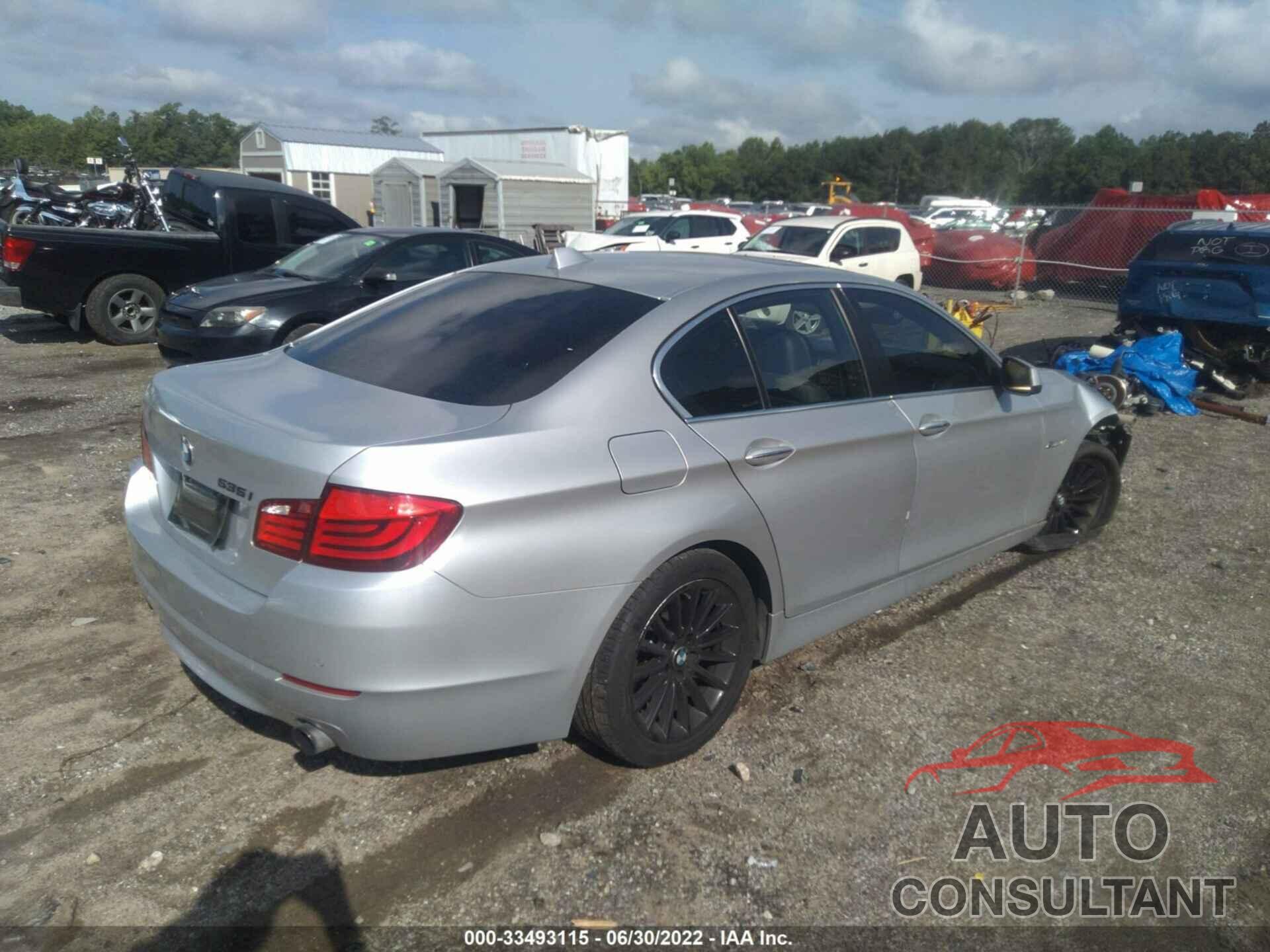 BMW 5 SERIES 2013 - WBAFR7C50DC825554
