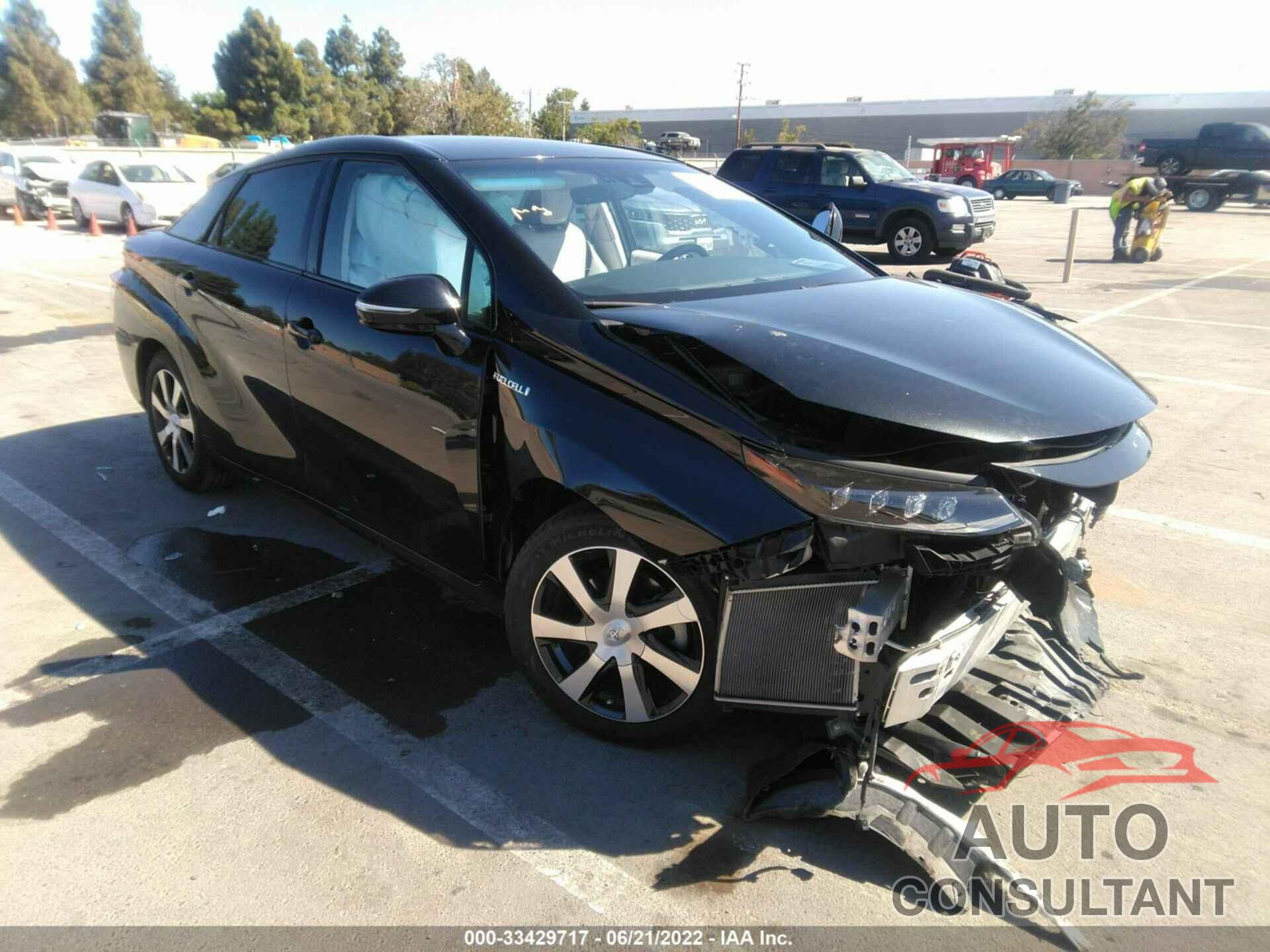 TOYOTA MIRAI 2019 - JTDBVRBD1KA005834