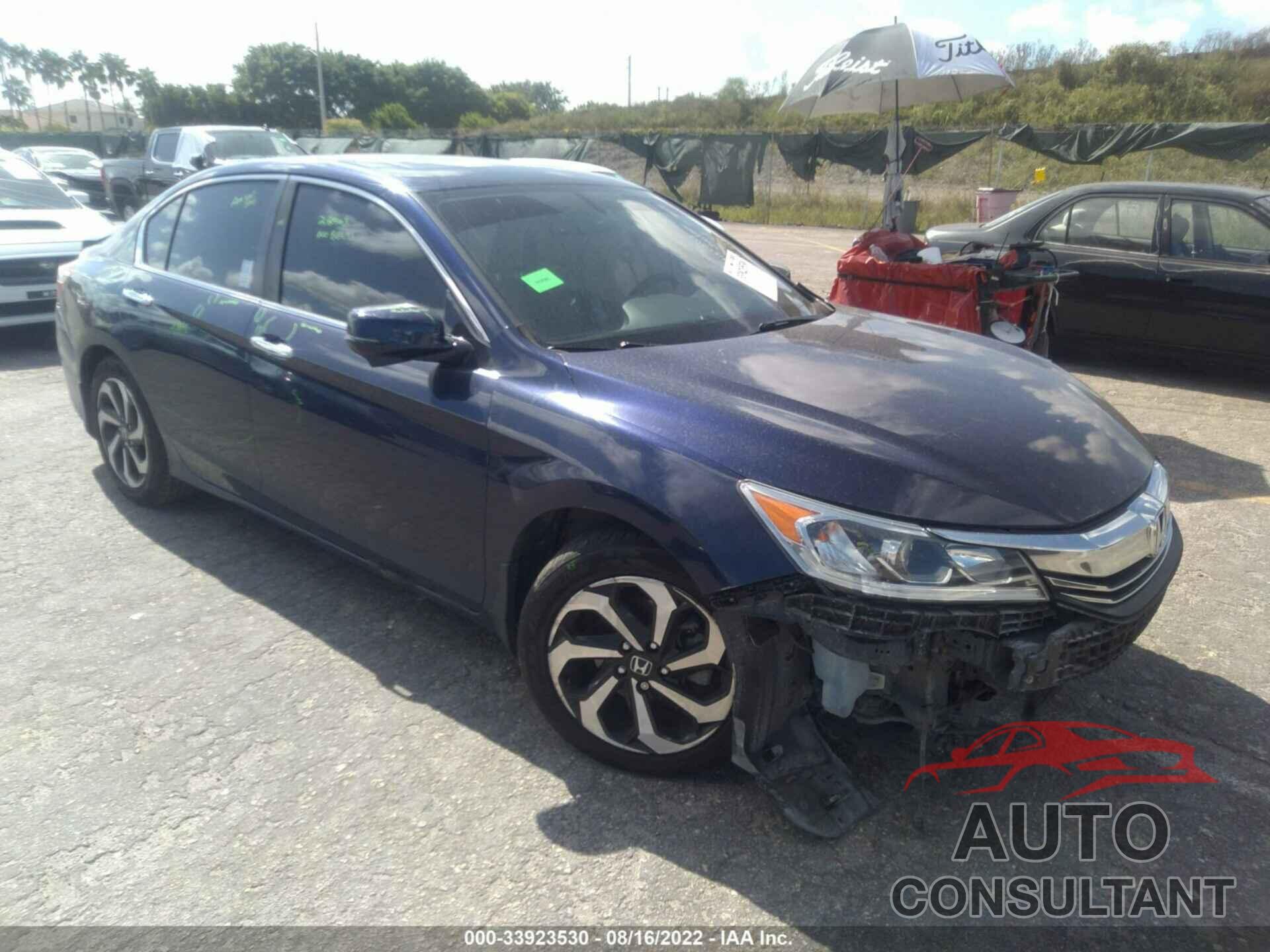 HONDA ACCORD SEDAN 2016 - 1HGCR2F83GA086695