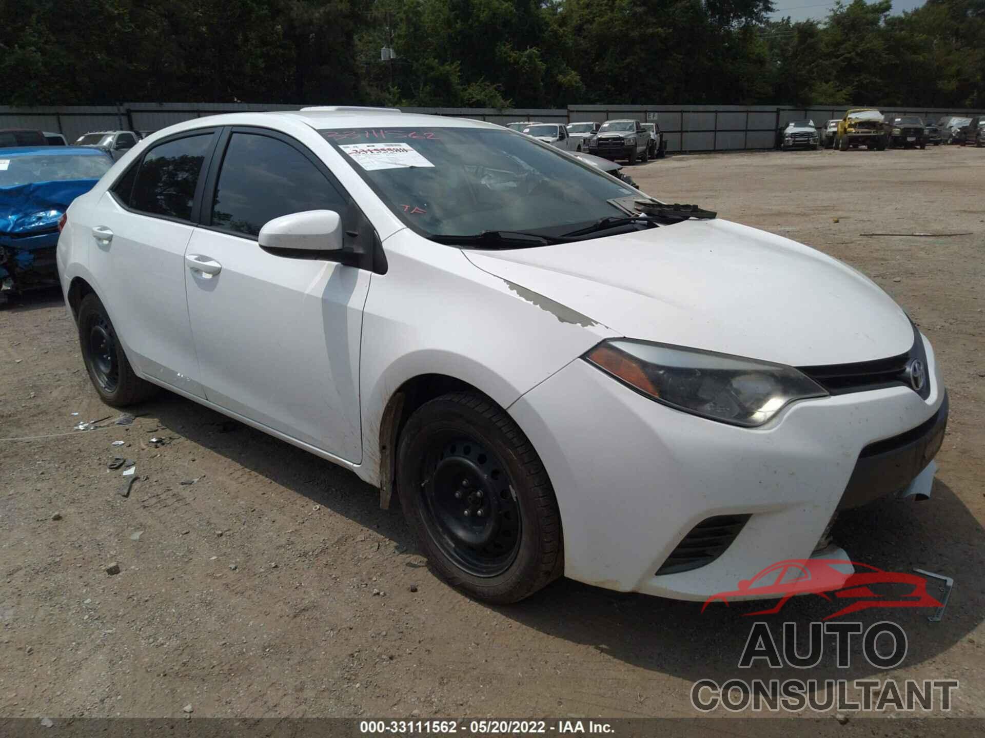 TOYOTA COROLLA 2016 - 5YFBURHE6GP517997
