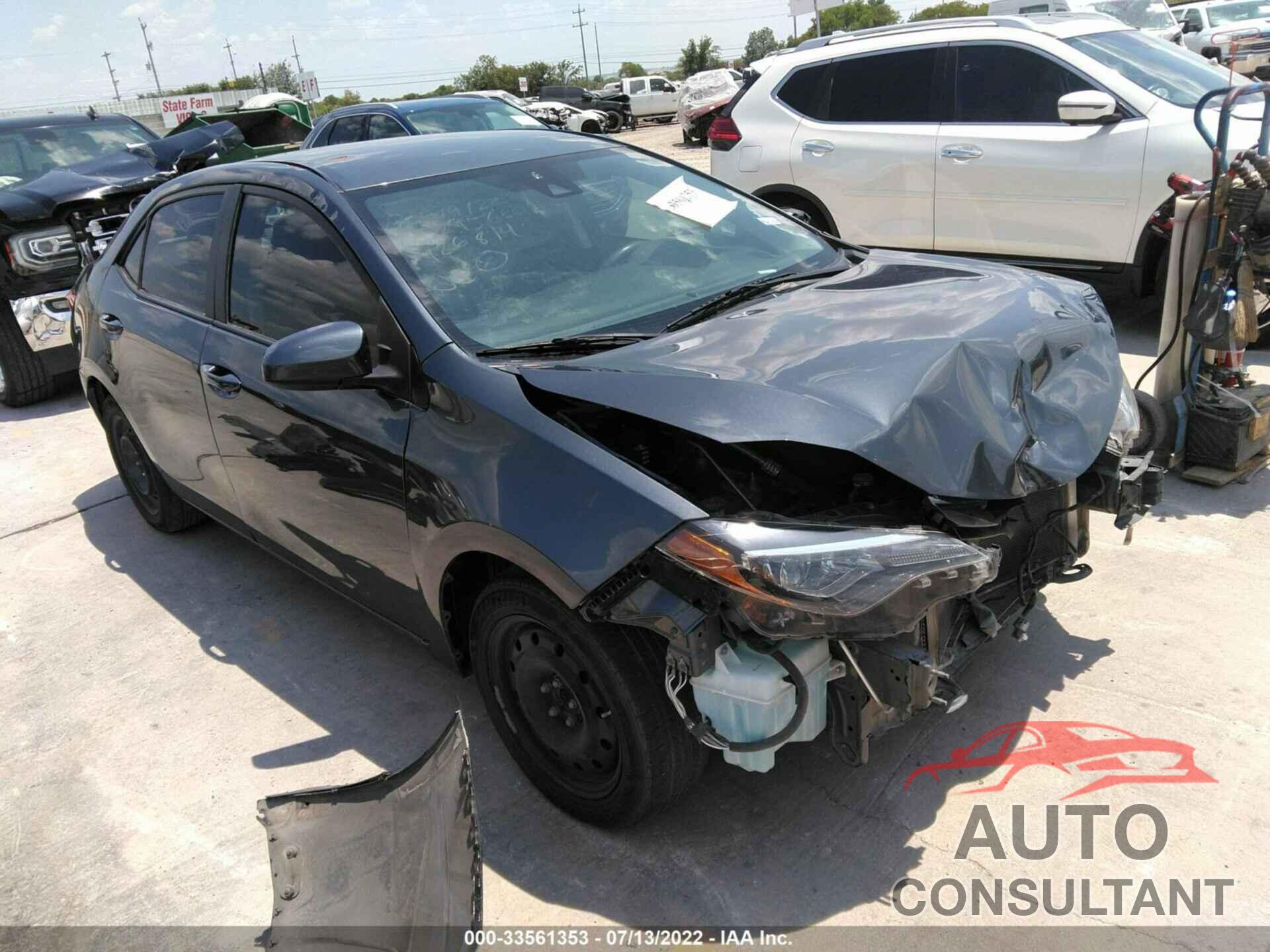 TOYOTA COROLLA 2019 - 5YFBURHE0KP926814