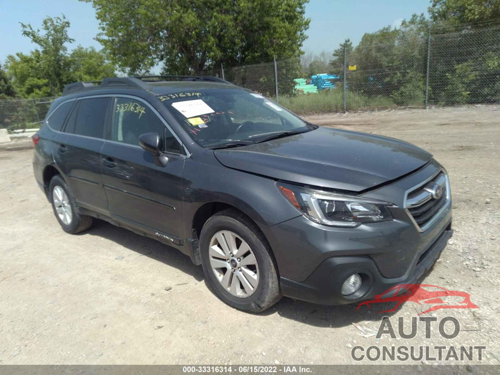 SUBARU OUTBACK 2018 - 4S4BSAHC0J3356841