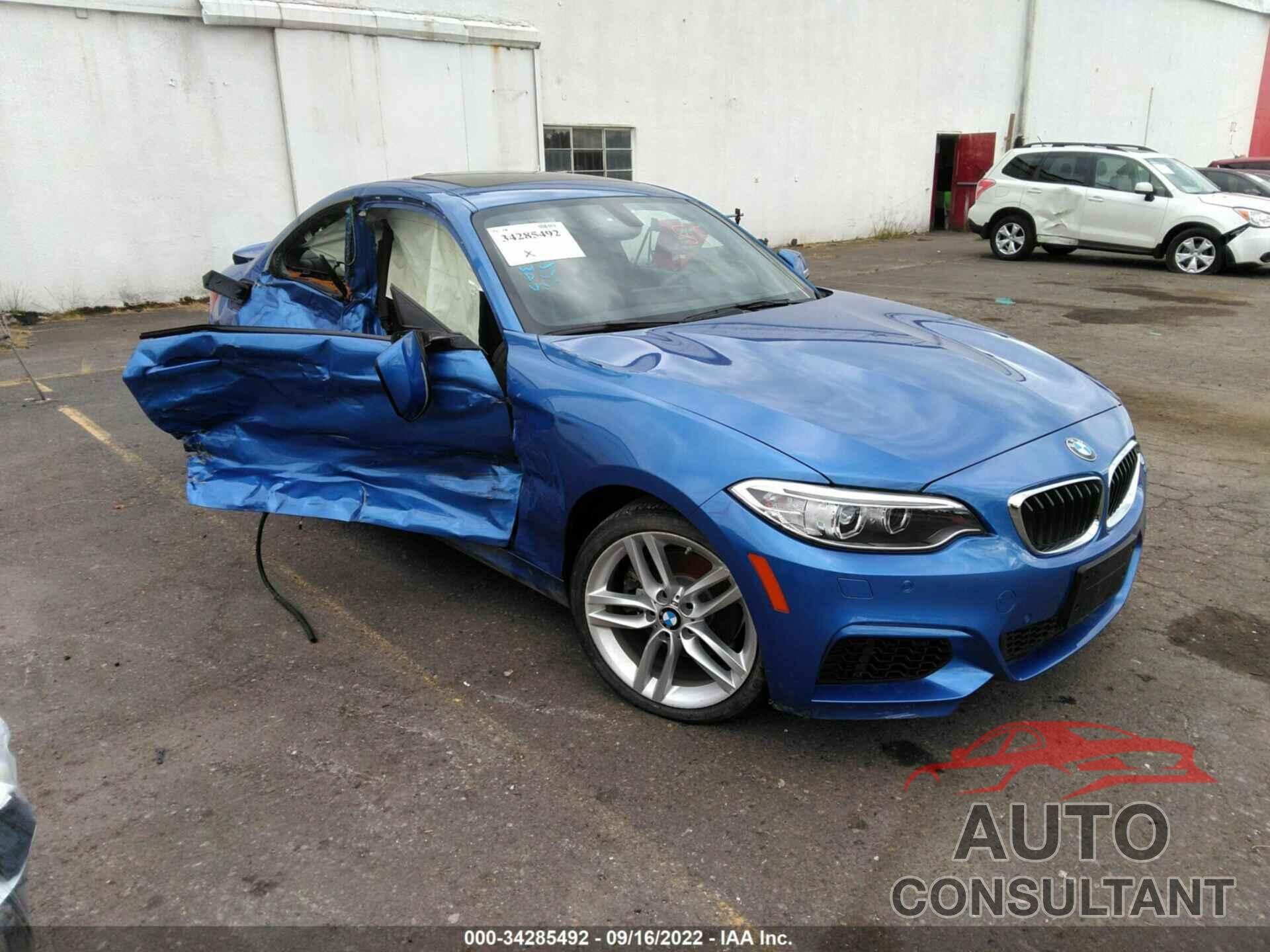 BMW 2 SERIES 2016 - WBA1F9C56GV546763