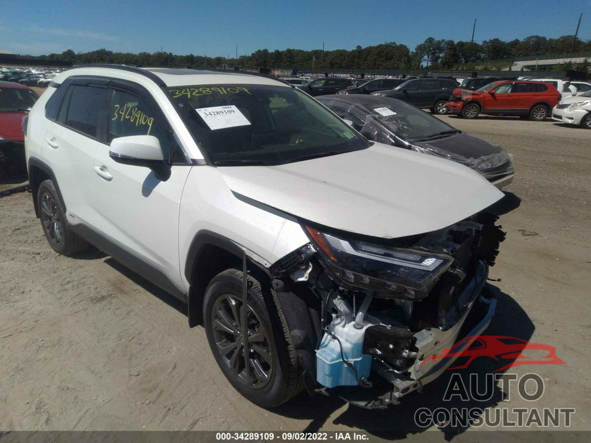 TOYOTA RAV4 2022 - JTMB6RFV4ND054402