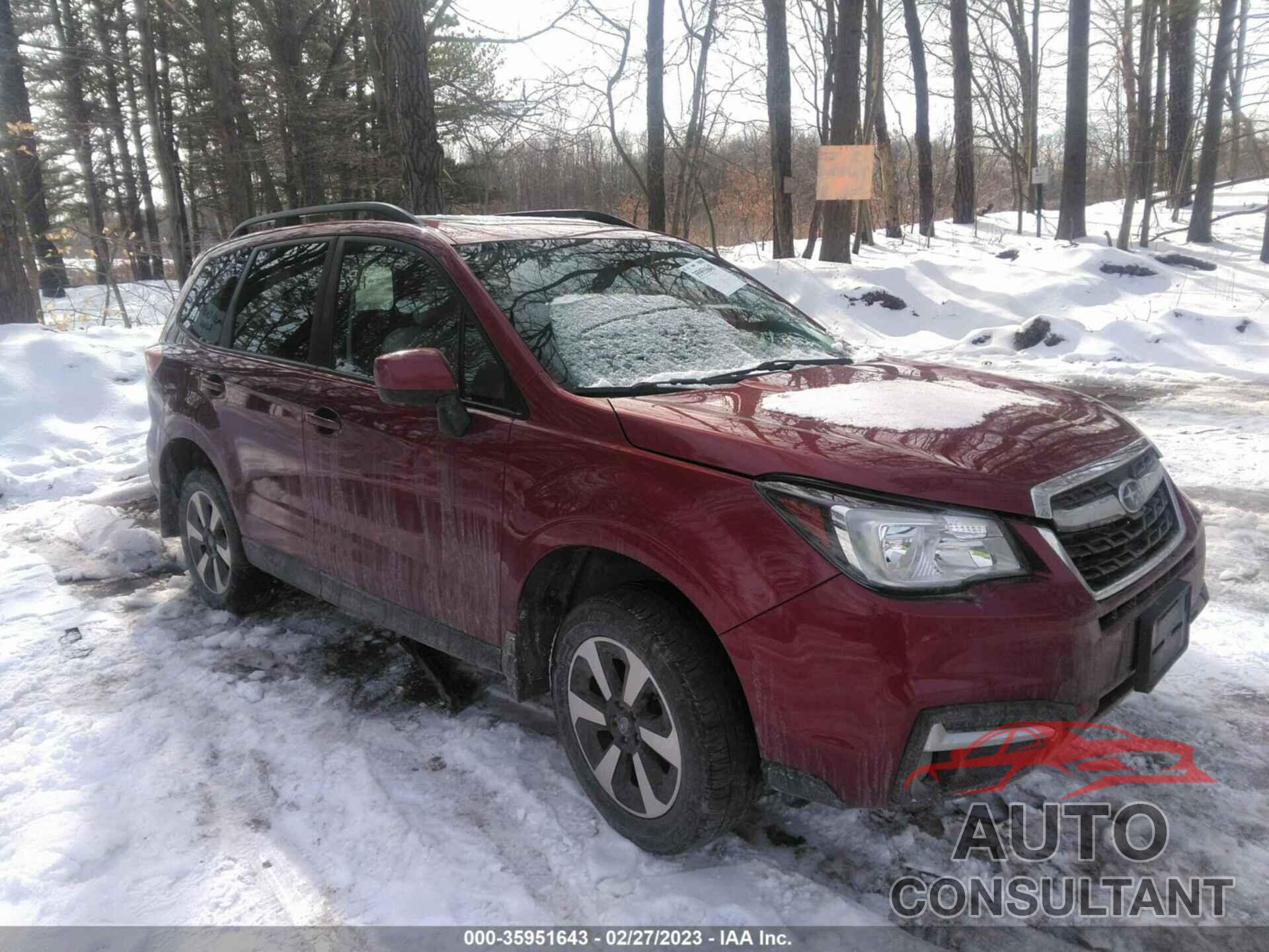 SUBARU FORESTER 2017 - JF2SJAGC7HH488311