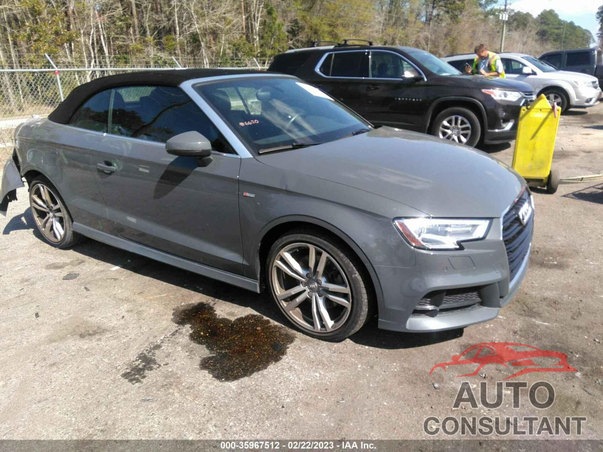 AUDI A3 CABRIOLET 2018 - WAU5ULFF5J1046620