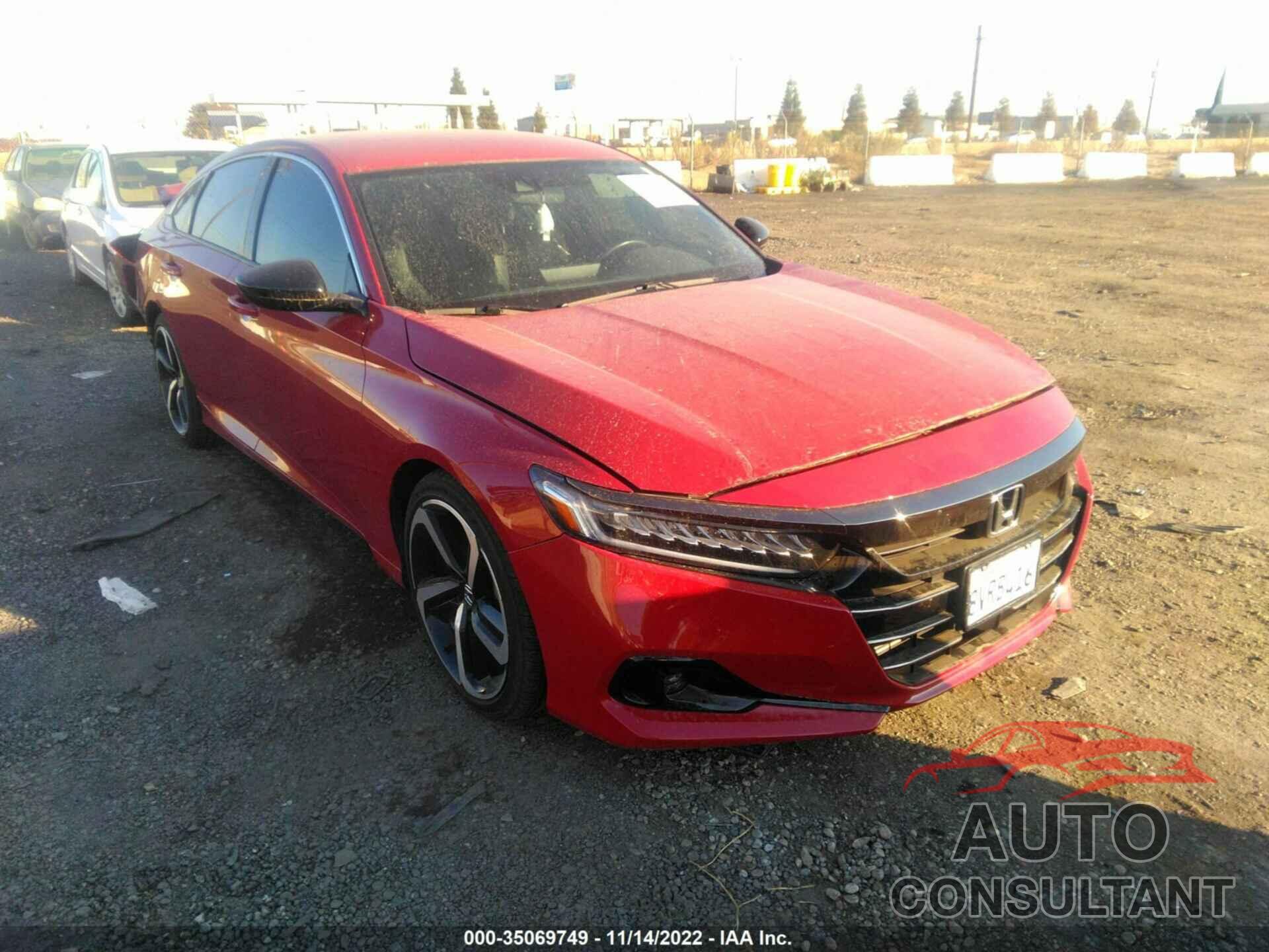 HONDA ACCORD SEDAN 2021 - 1HGCV1F39MA045400