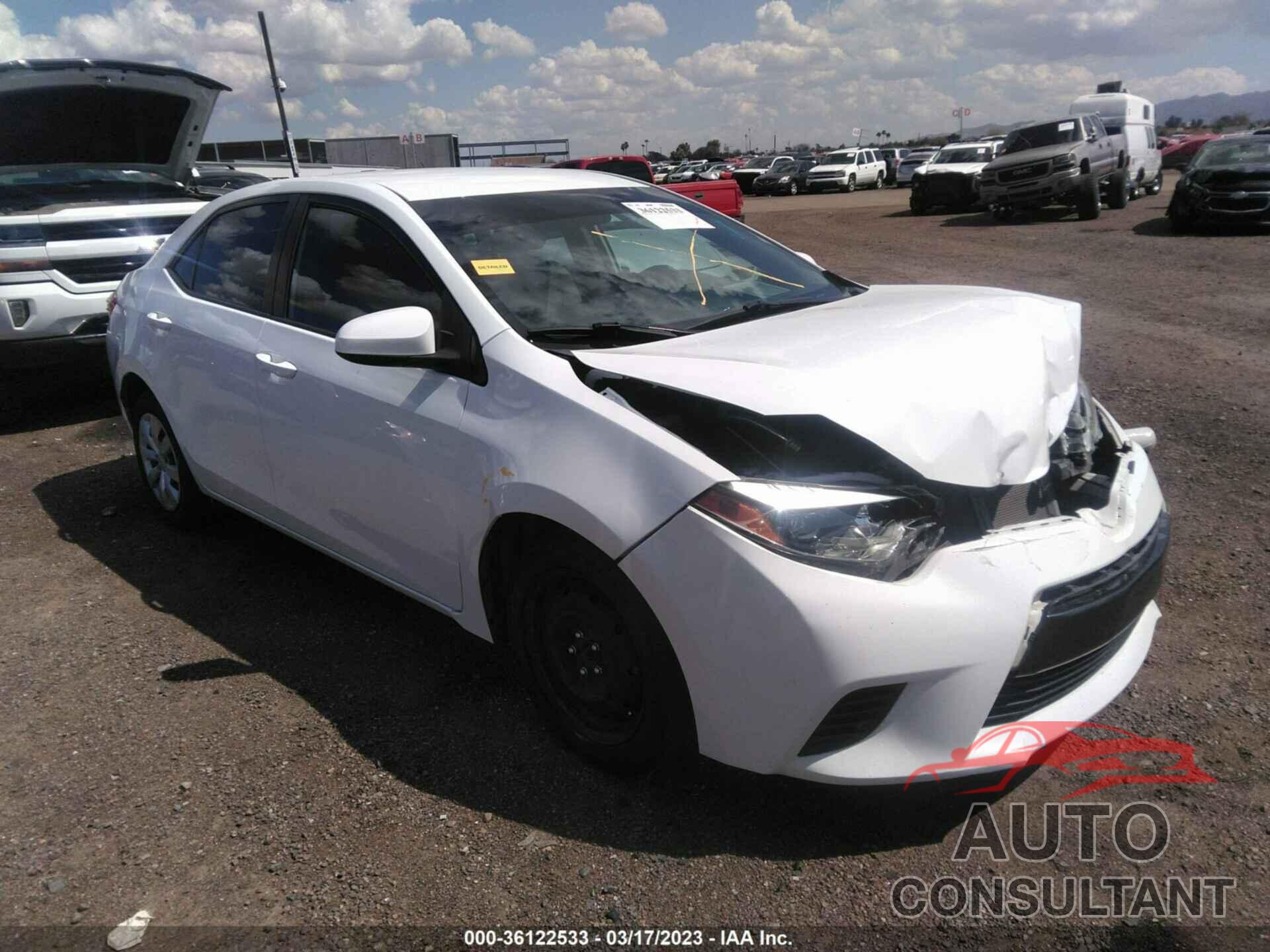 TOYOTA COROLLA 2015 - 5YFBURHE8FP219952