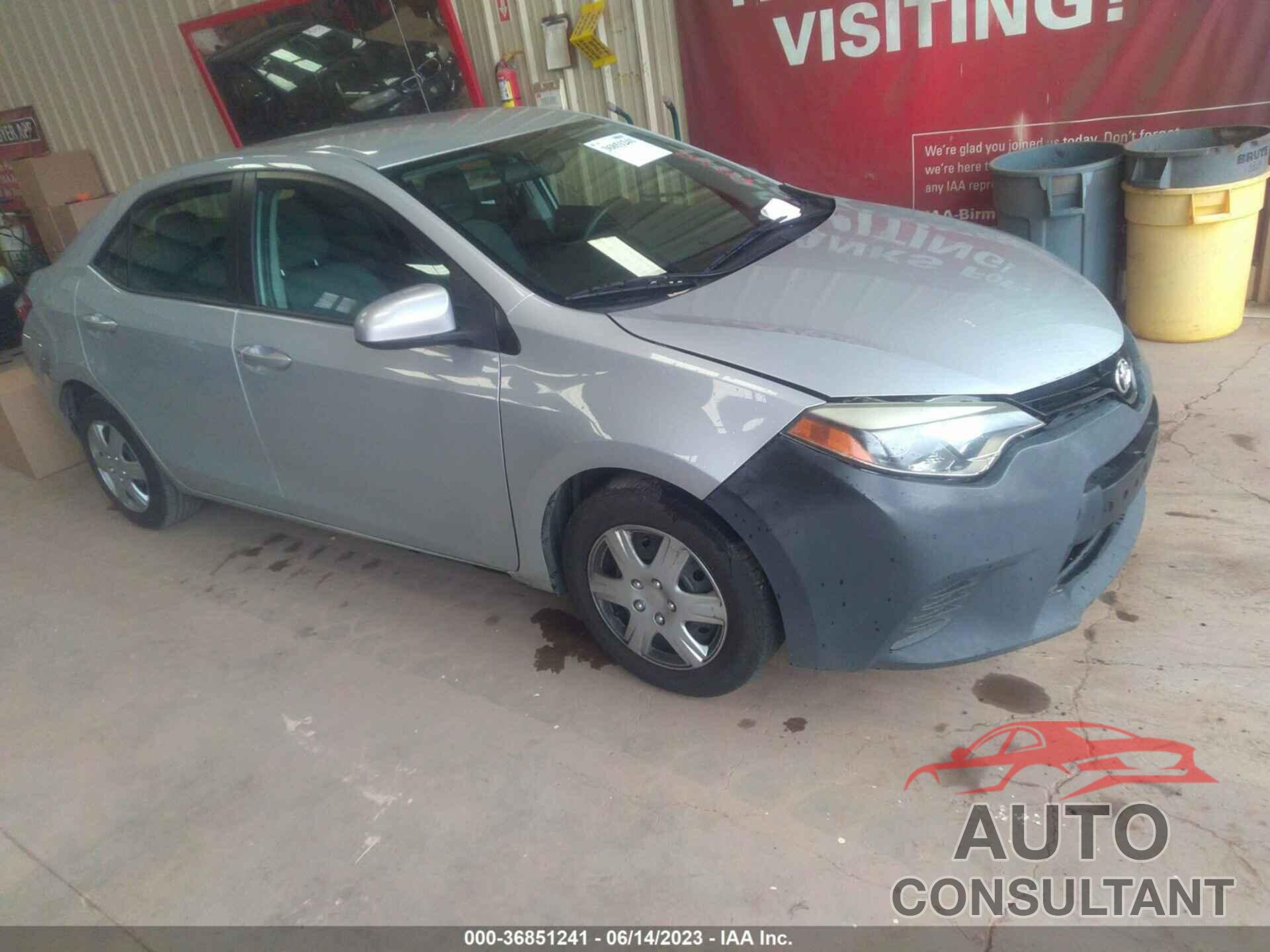 TOYOTA COROLLA 2015 - 2T1BURHE7FC433007
