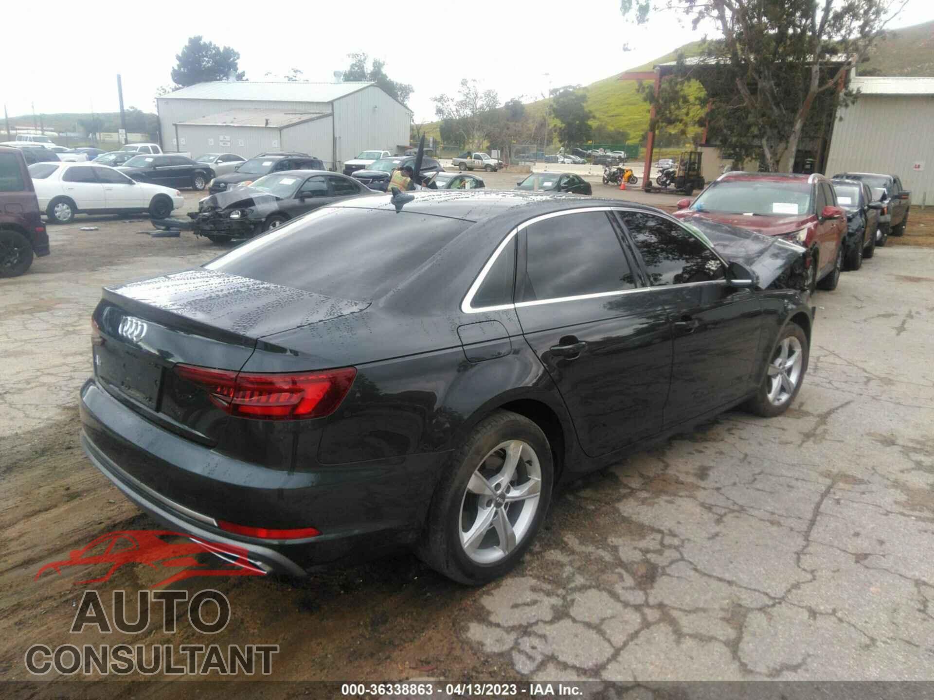 AUDI A4 2019 - WAUGMAF40KN004216