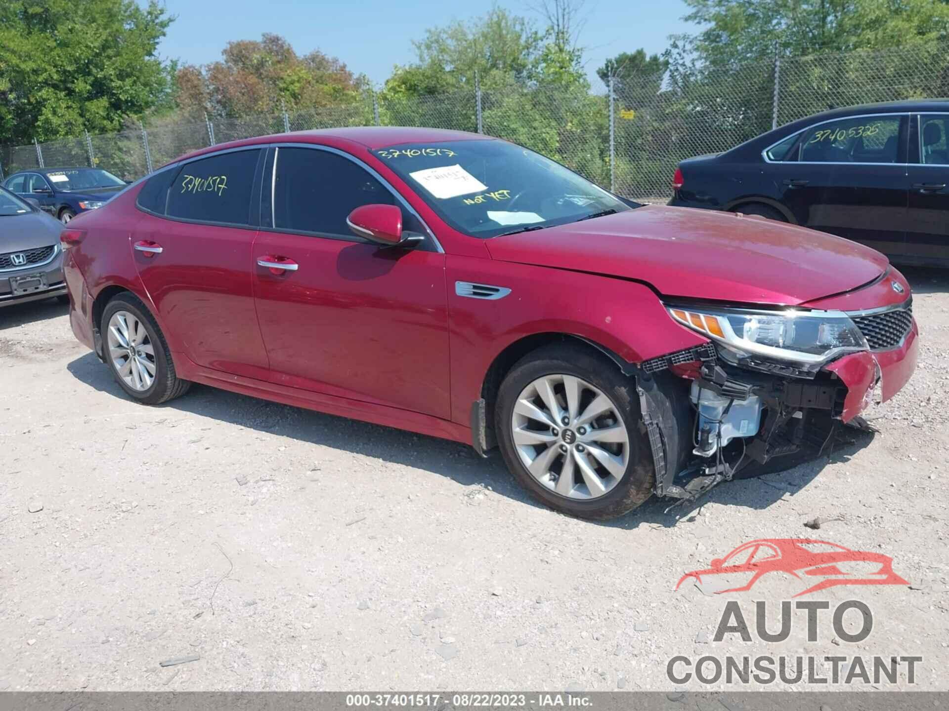 KIA OPTIMA 2018 - 5XXGT4L36JG222237