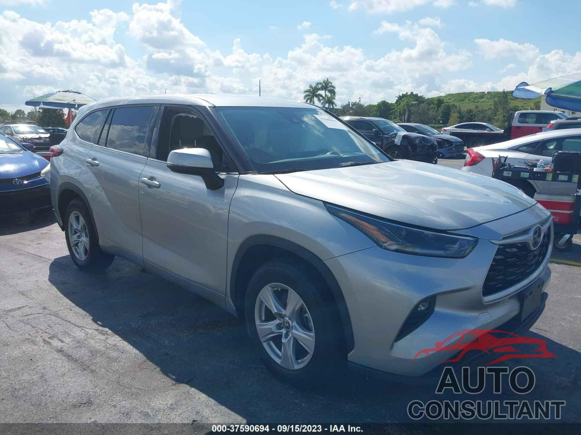 TOYOTA HIGHLANDER 2021 - 5TDZZRAH5MS066701