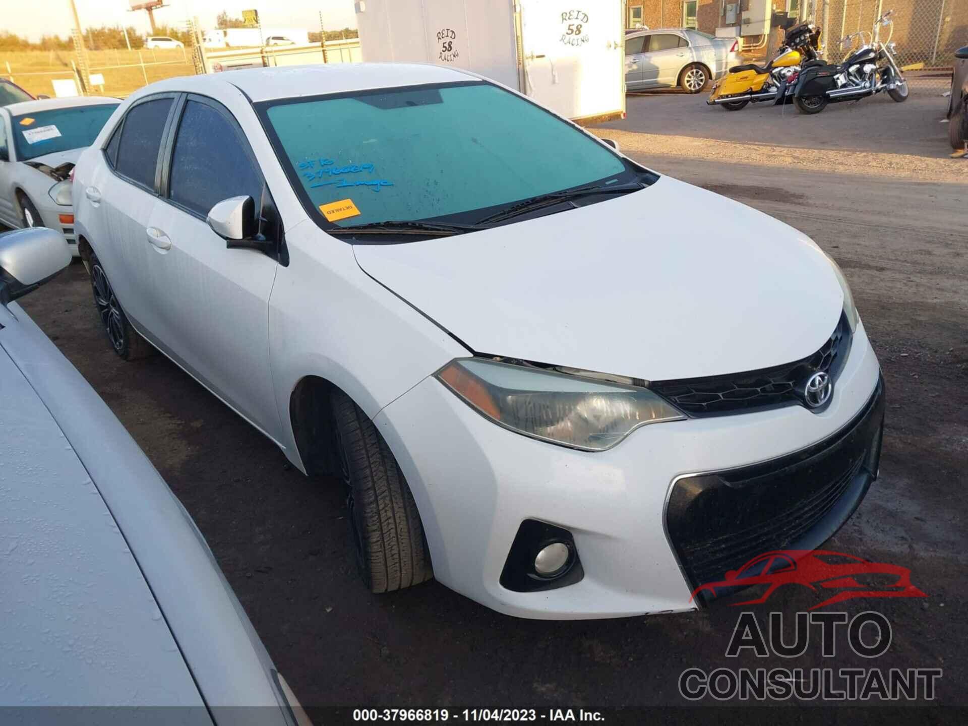 TOYOTA COROLLA 2016 - 5YFBURHE4GP409359