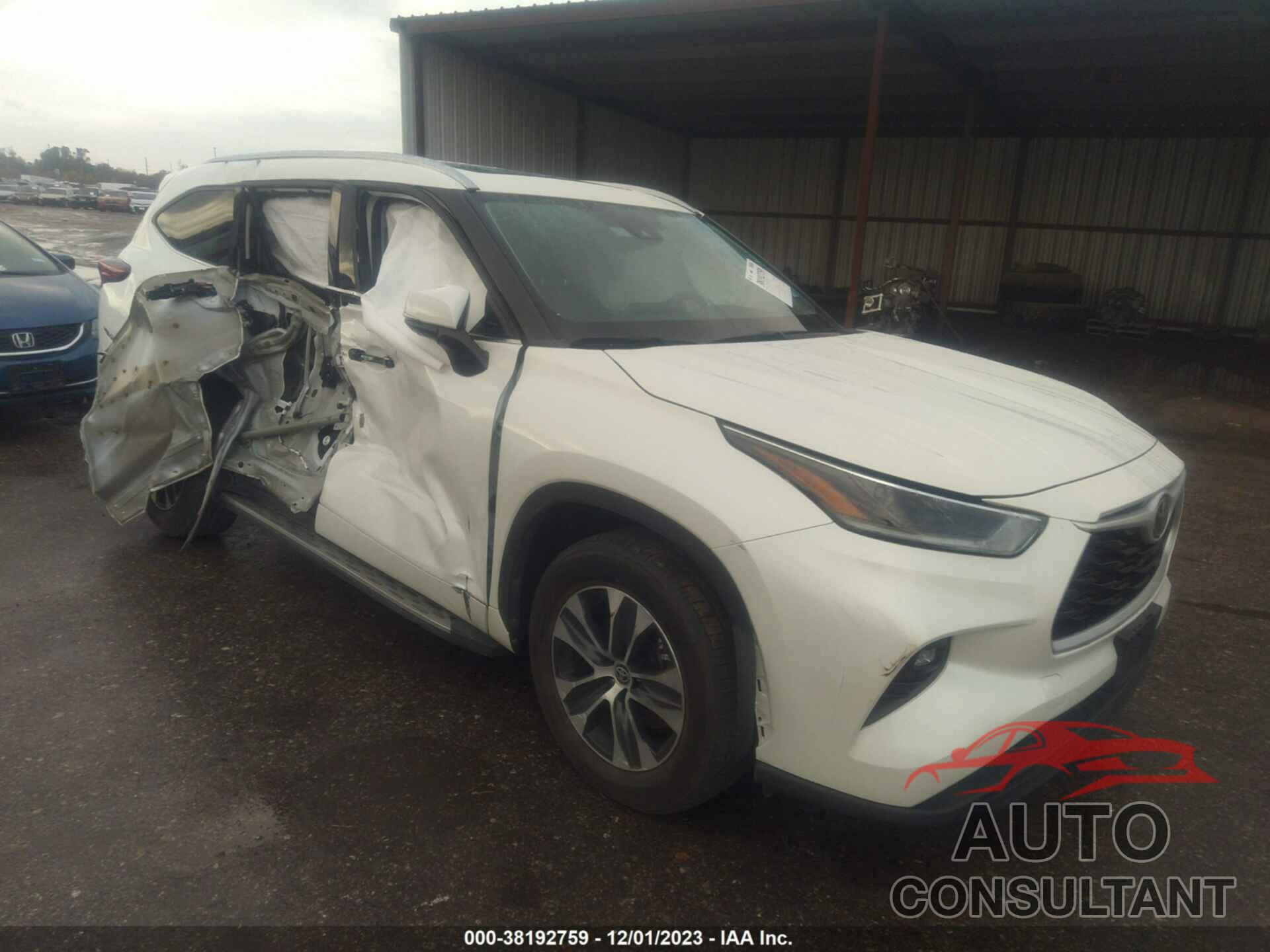 TOYOTA HIGHLANDER 2021 - 5TDGZRAH0MS528475