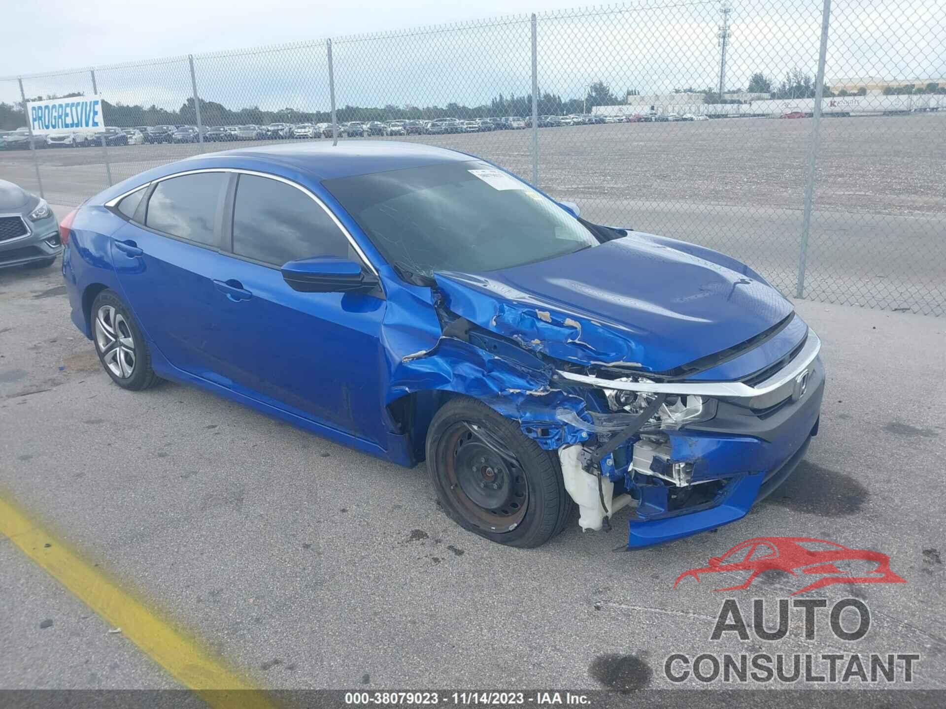 HONDA CIVIC 2018 - 2HGFC2F54JH557783