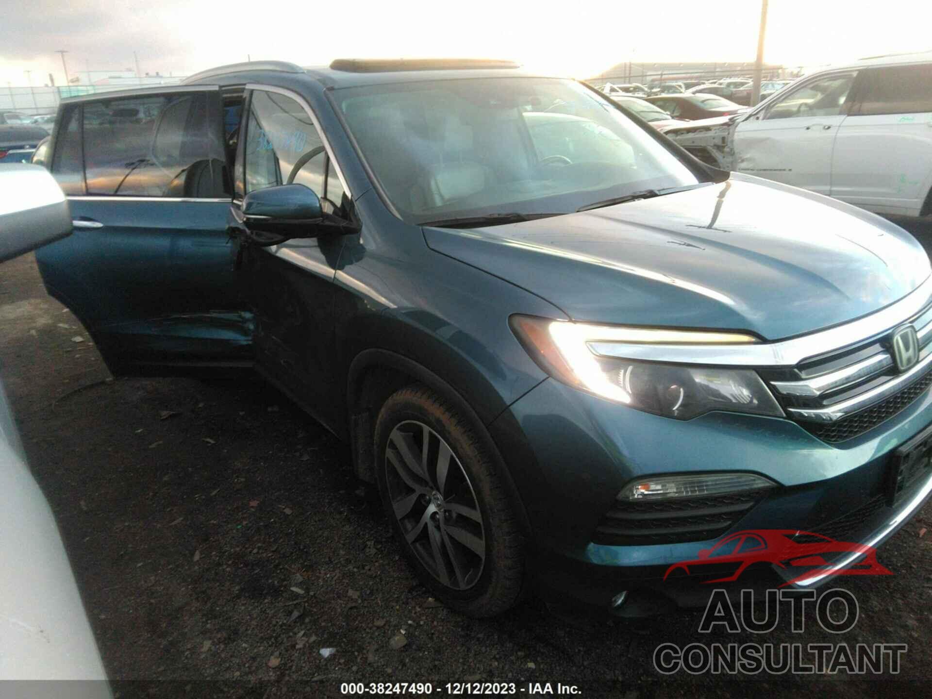 HONDA PILOT 2016 - 5FNYF6H93GB066920