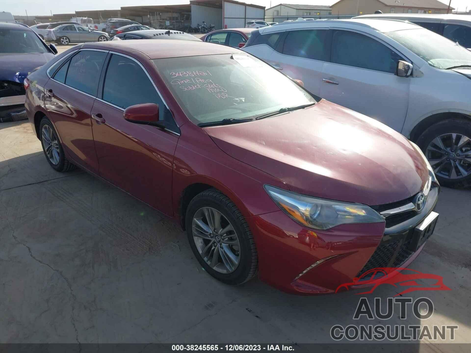 TOYOTA CAMRY 2017 - 4T1BF1FK7HU801739