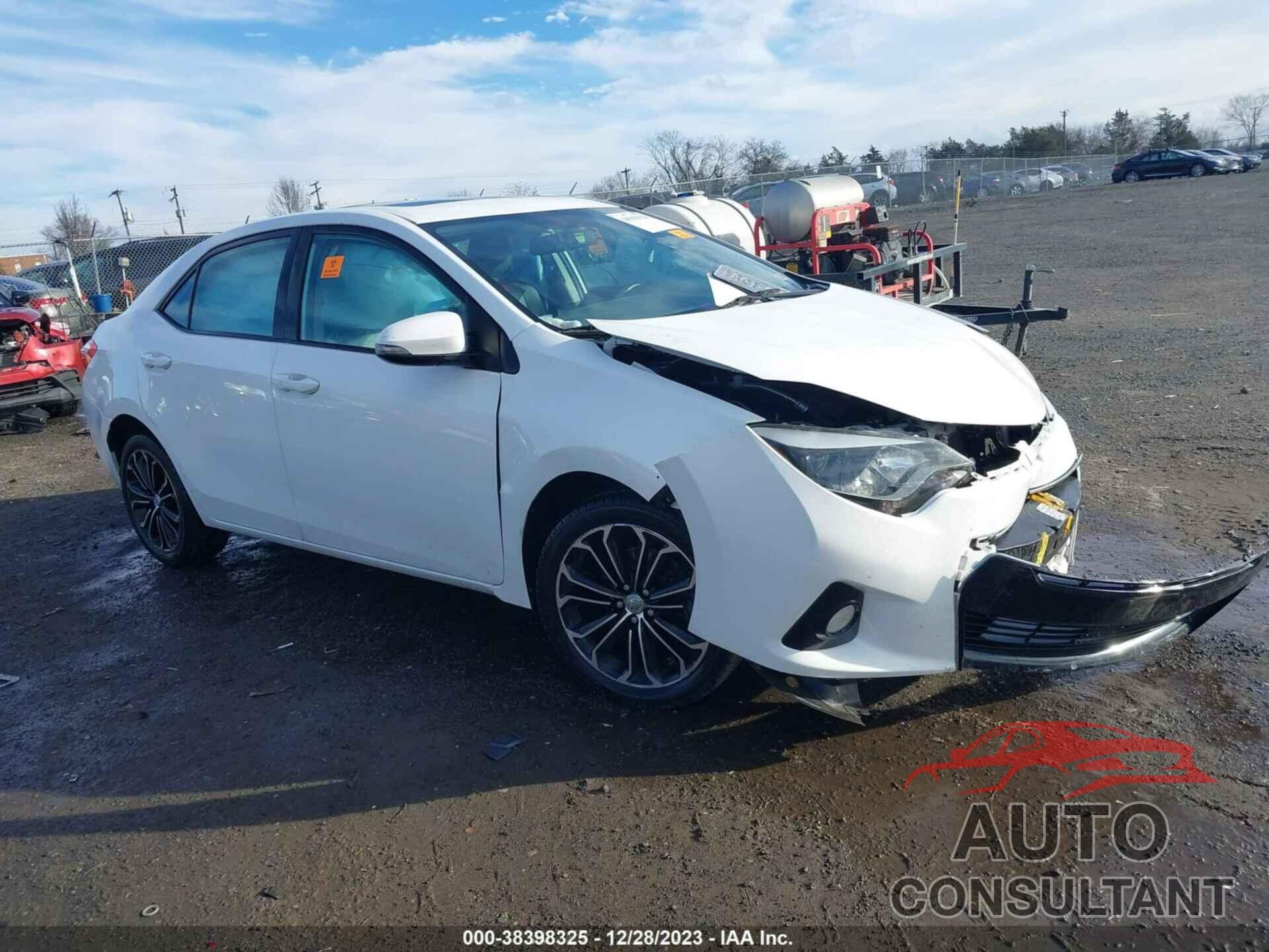TOYOTA COROLLA 2015 - 2T1BURHE5FC399147