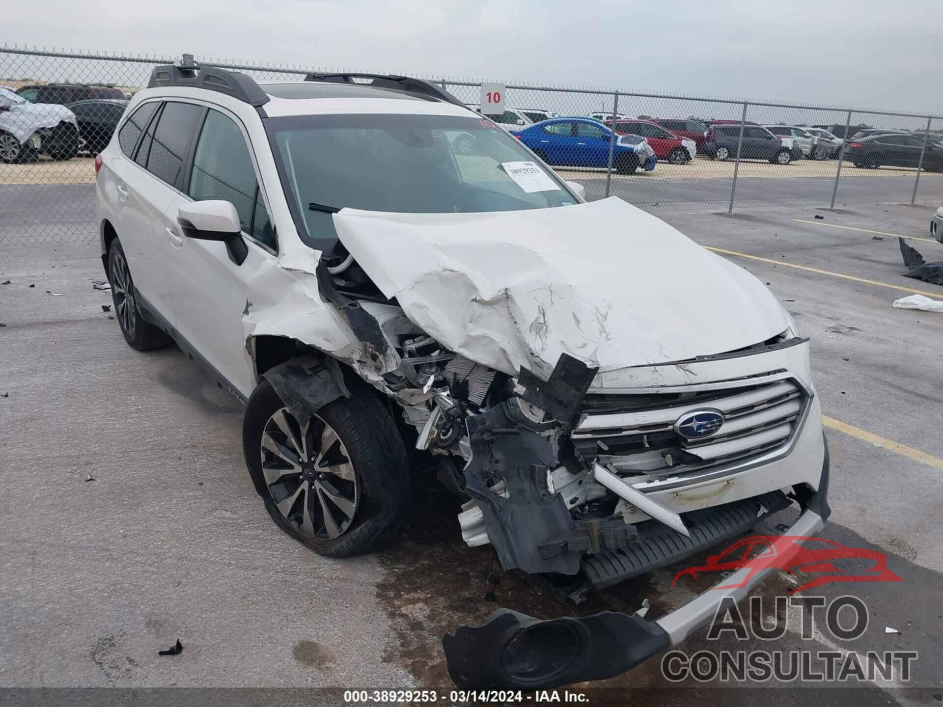 SUBARU OUTBACK 2017 - 4S4BSANC1H3273840