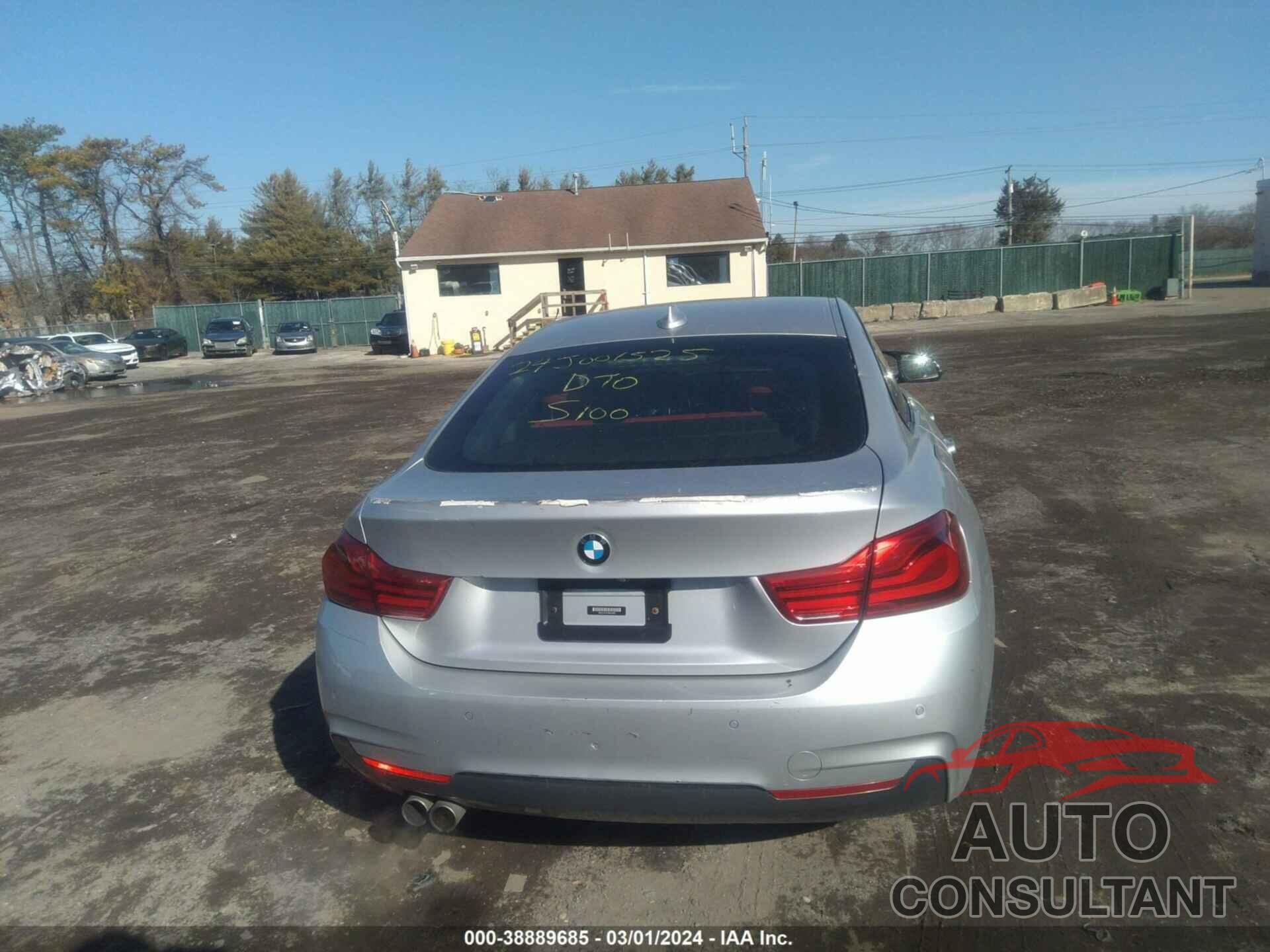 BMW 430I GRAN COUPE 2019 - WBA4J1C57KBM13694