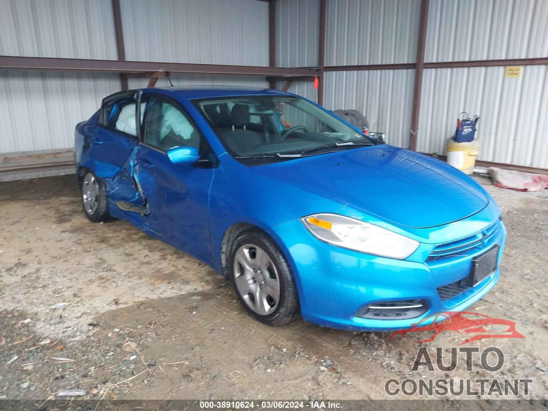 DODGE DART 2016 - 1C3CDFAA2GD564896