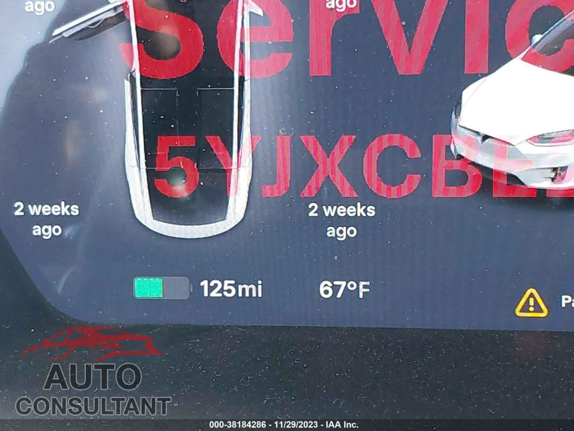 TESLA MODEL X 2016 - 5YJXCBE27GF024254
