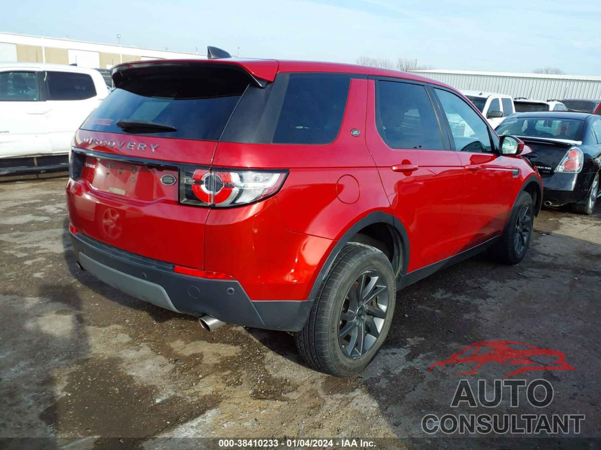LAND ROVER DISCOVERY SPORT 2017 - SALCP2BG5HH714405