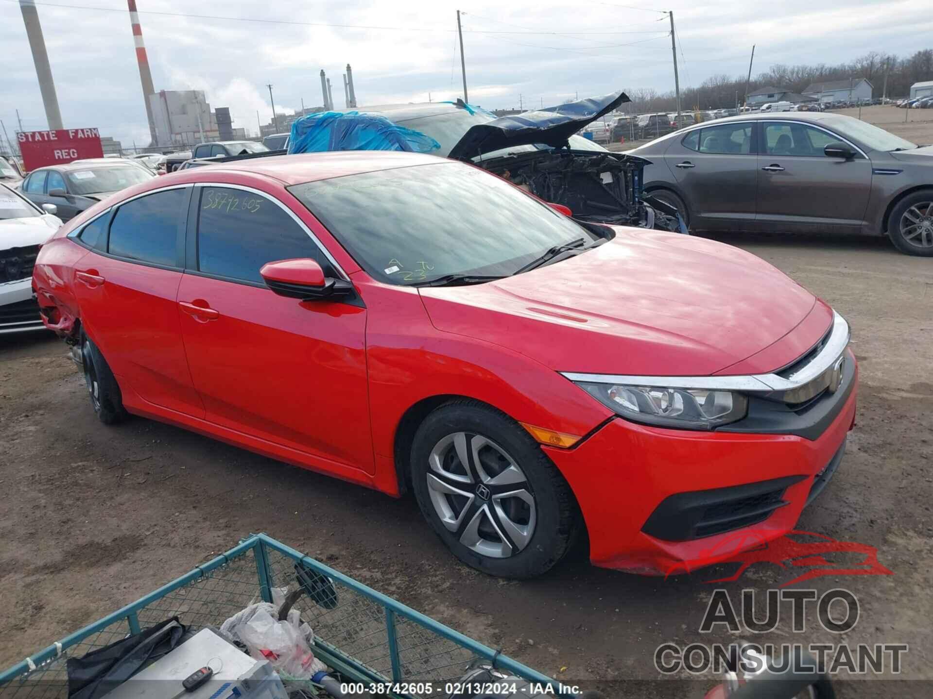 HONDA CIVIC 2016 - 2HGFC2F57GH562503