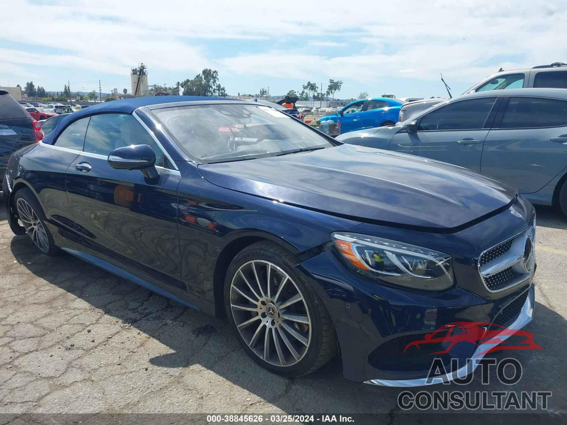 MERCEDES-BENZ S 550 2017 - WDDXK8CB0HA031247