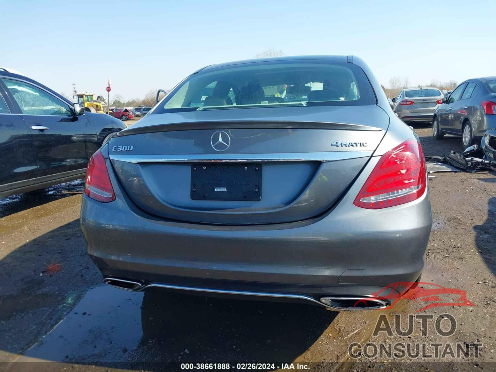 MERCEDES-BENZ C 300 2018 - WDDWF4KB0JR326513