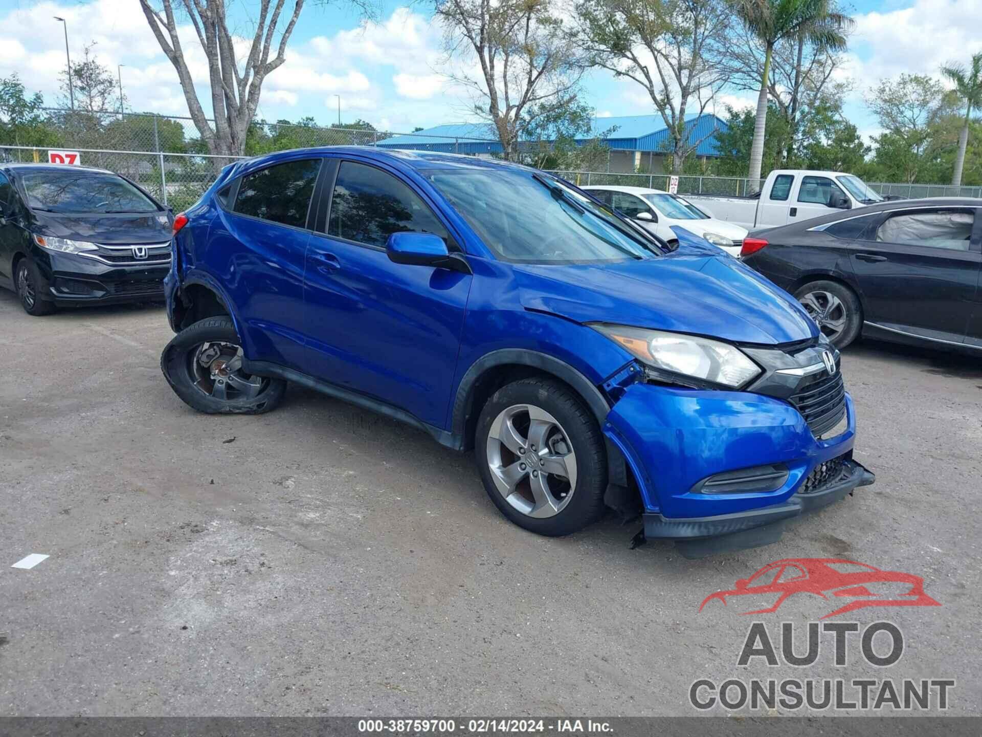 HONDA HR-V 2018 - 3CZRU5H39JM711180