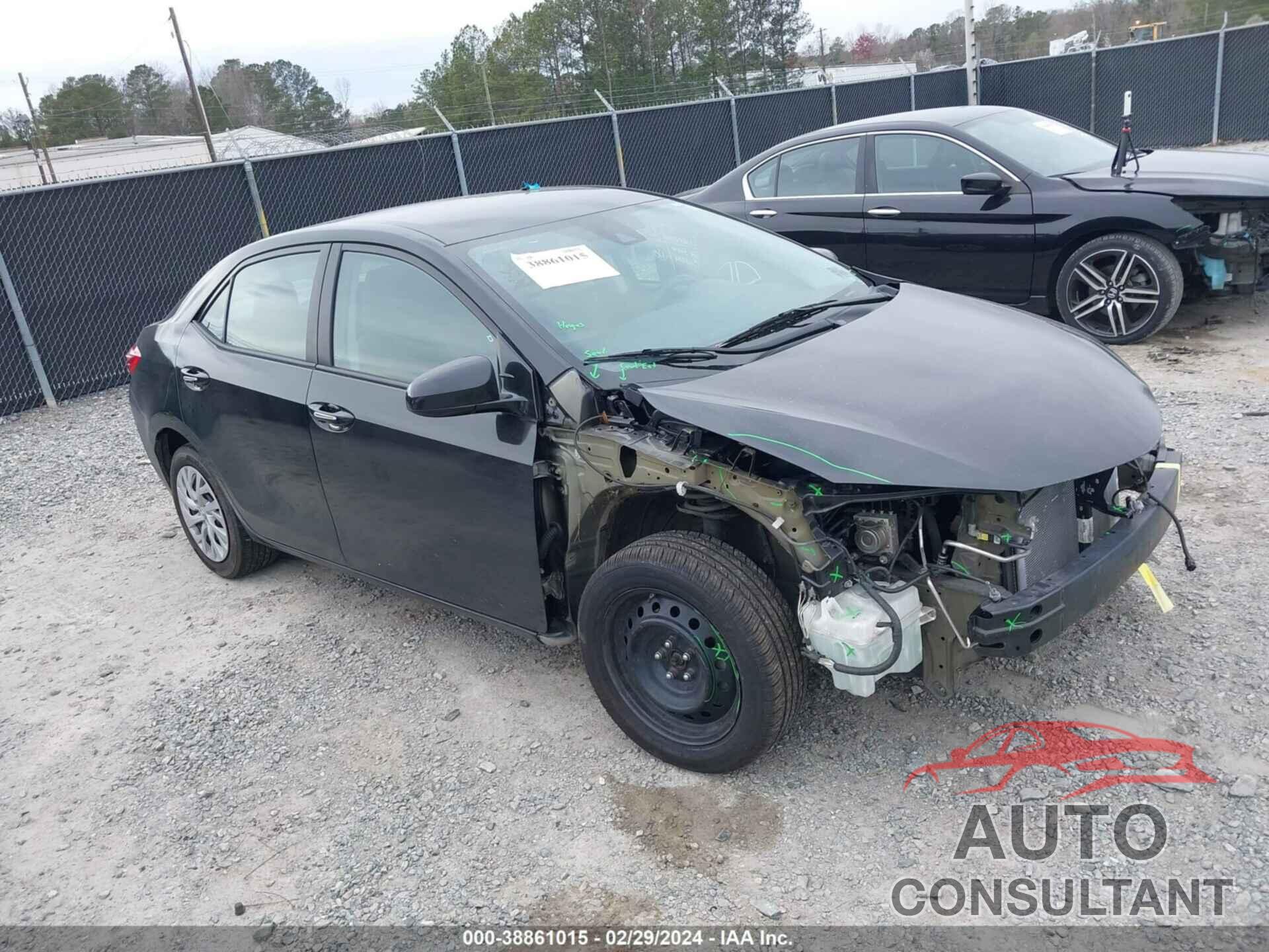 TOYOTA COROLLA 2017 - 5YFBURHE3HP707046