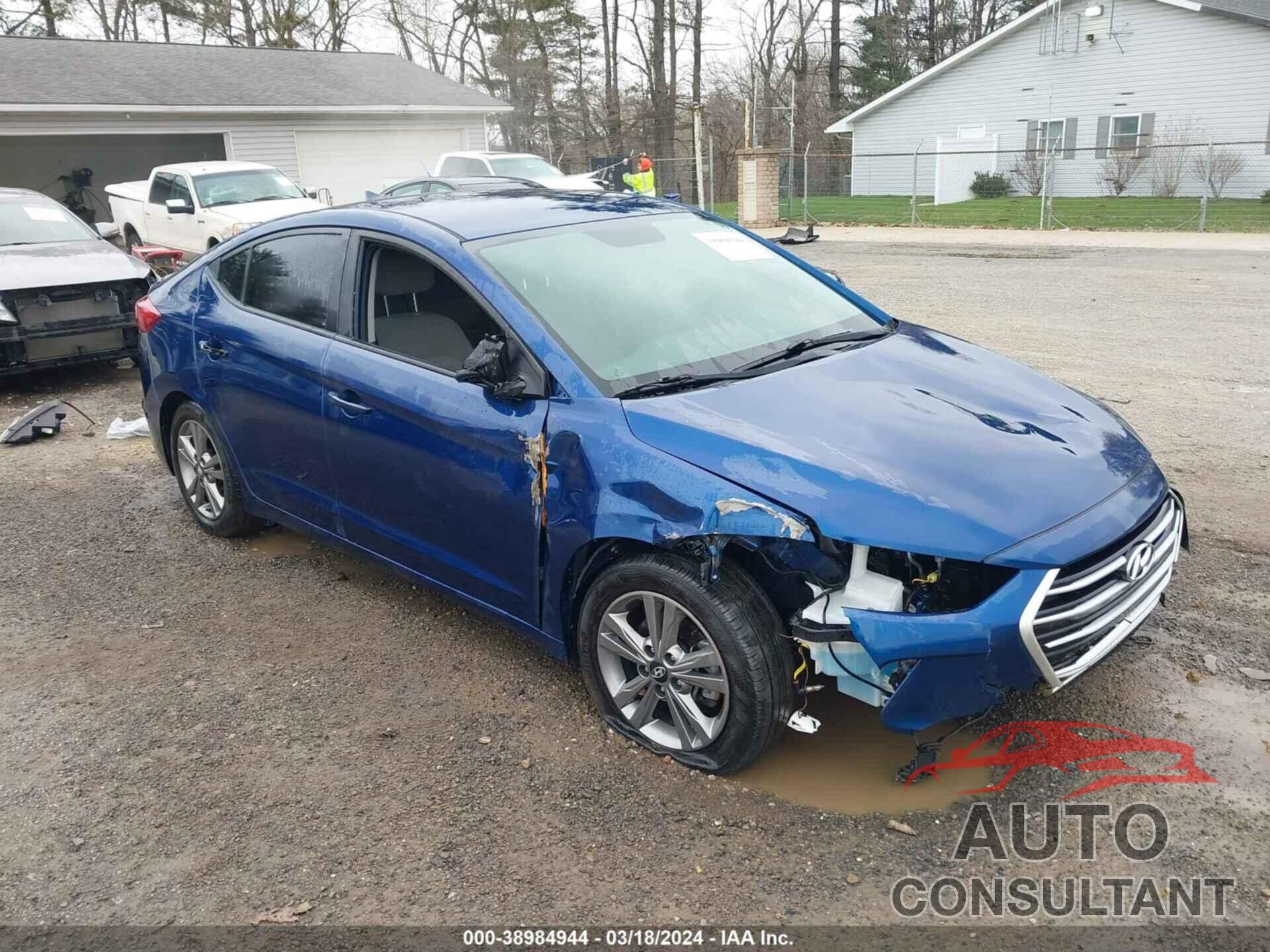 HYUNDAI ELANTRA 2018 - 5NPD84LF8JH374569