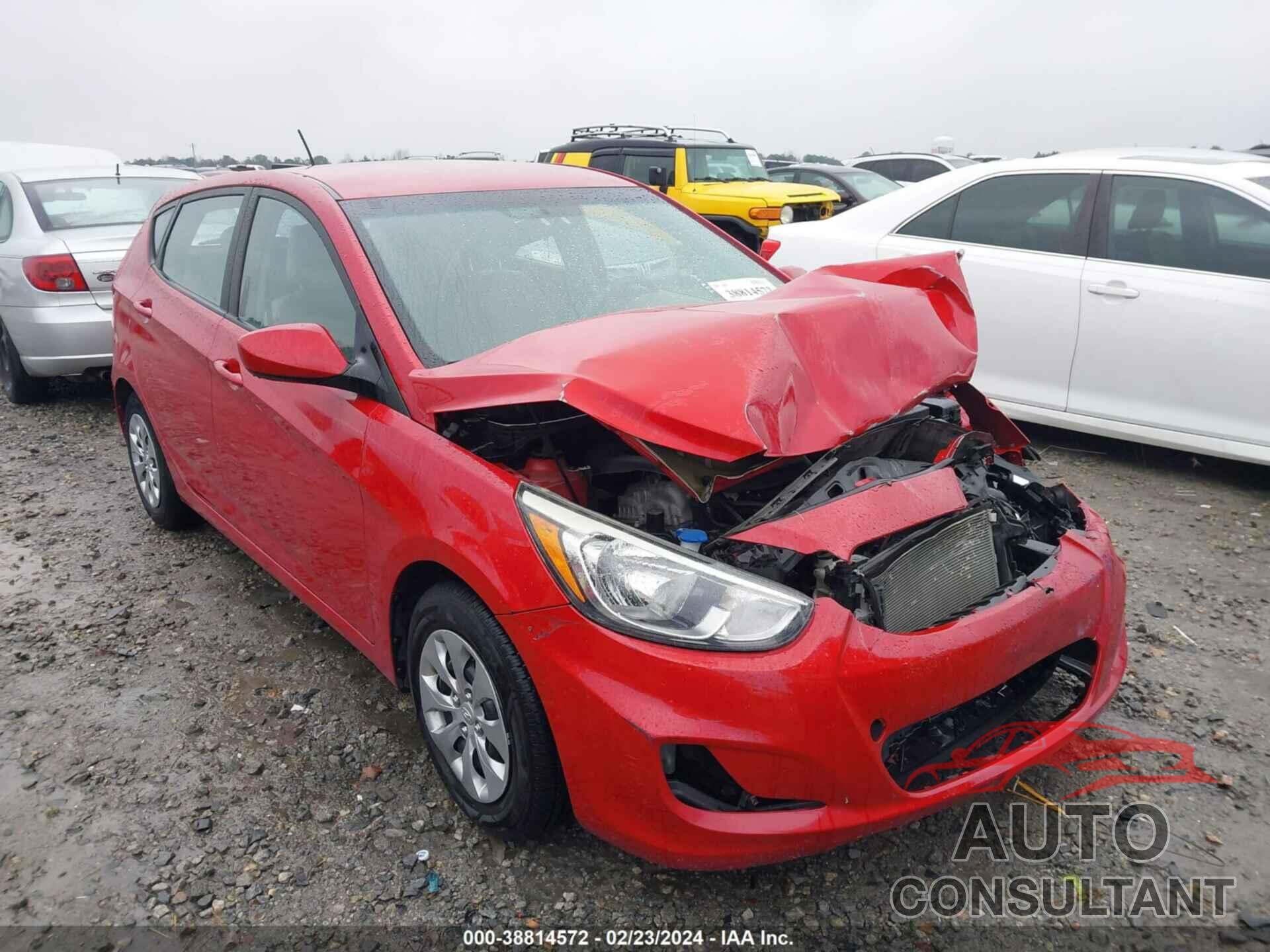 HYUNDAI ACCENT 2016 - KMHCT5AE1GU274110