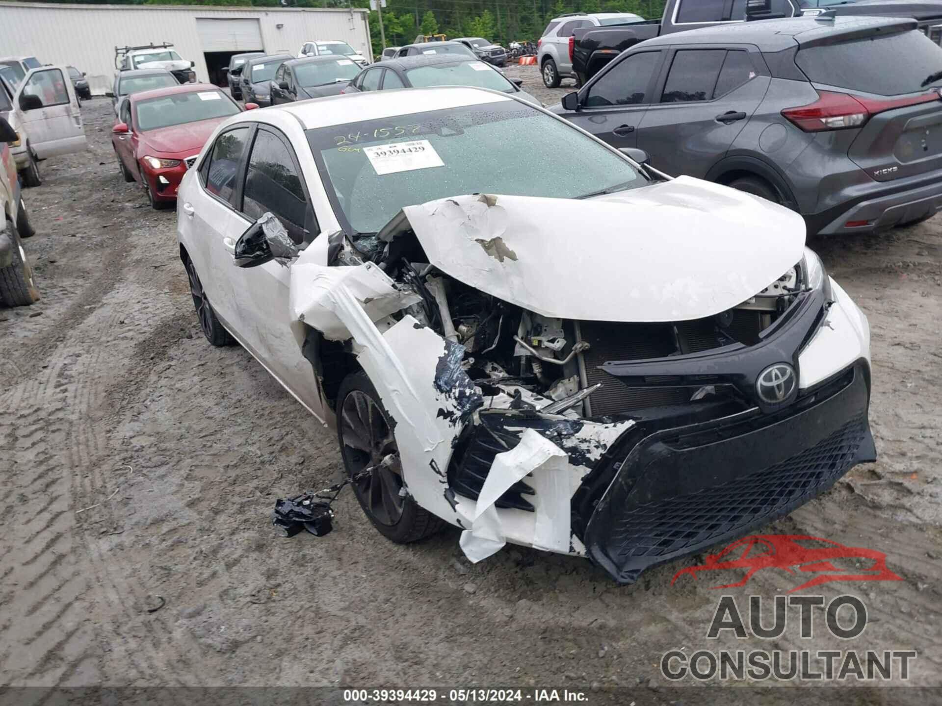 TOYOTA COROLLA 2019 - 5YFBURHE0KP872141