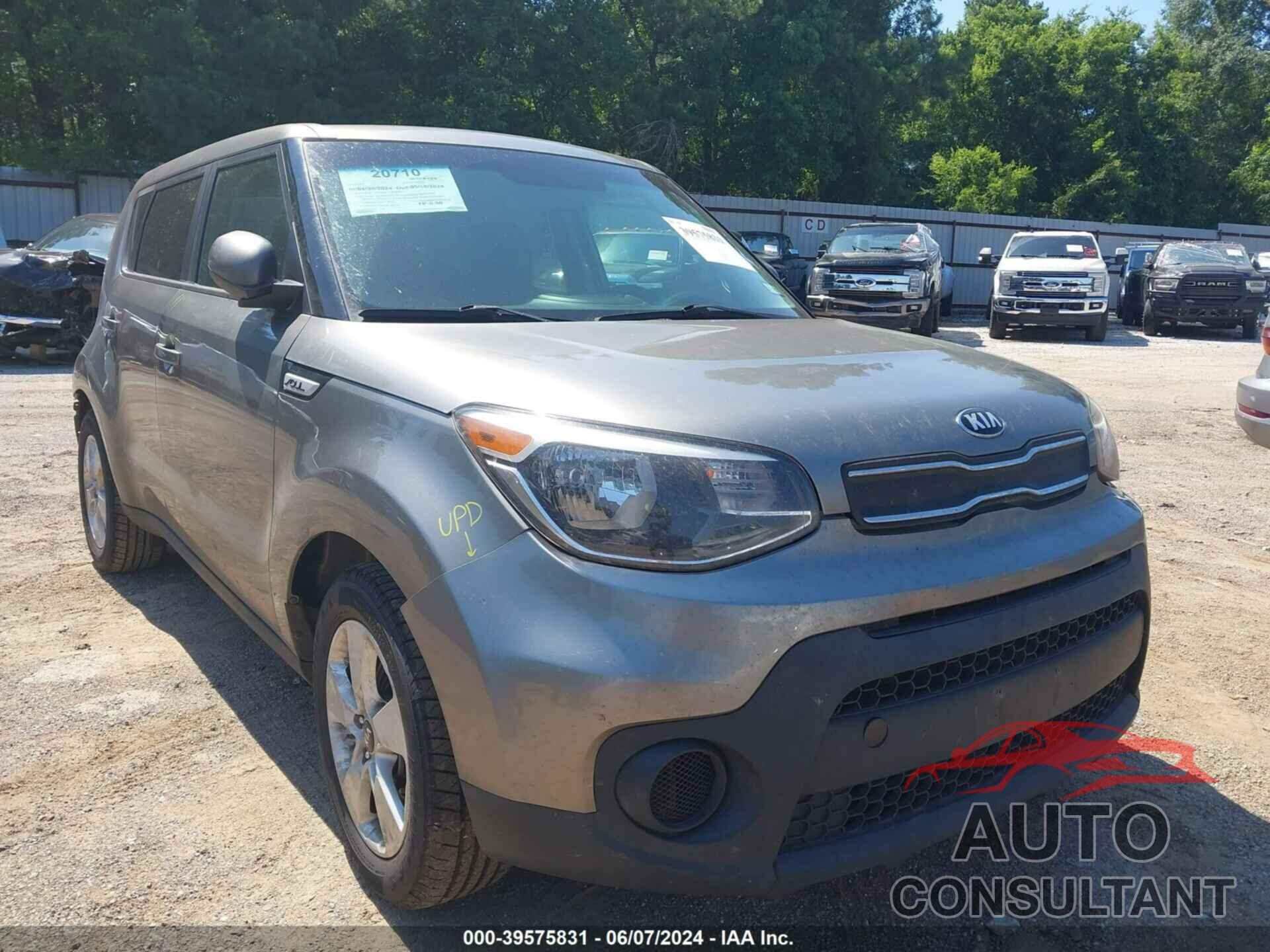 KIA SOUL 2019 - KNDJN2A20K7678159