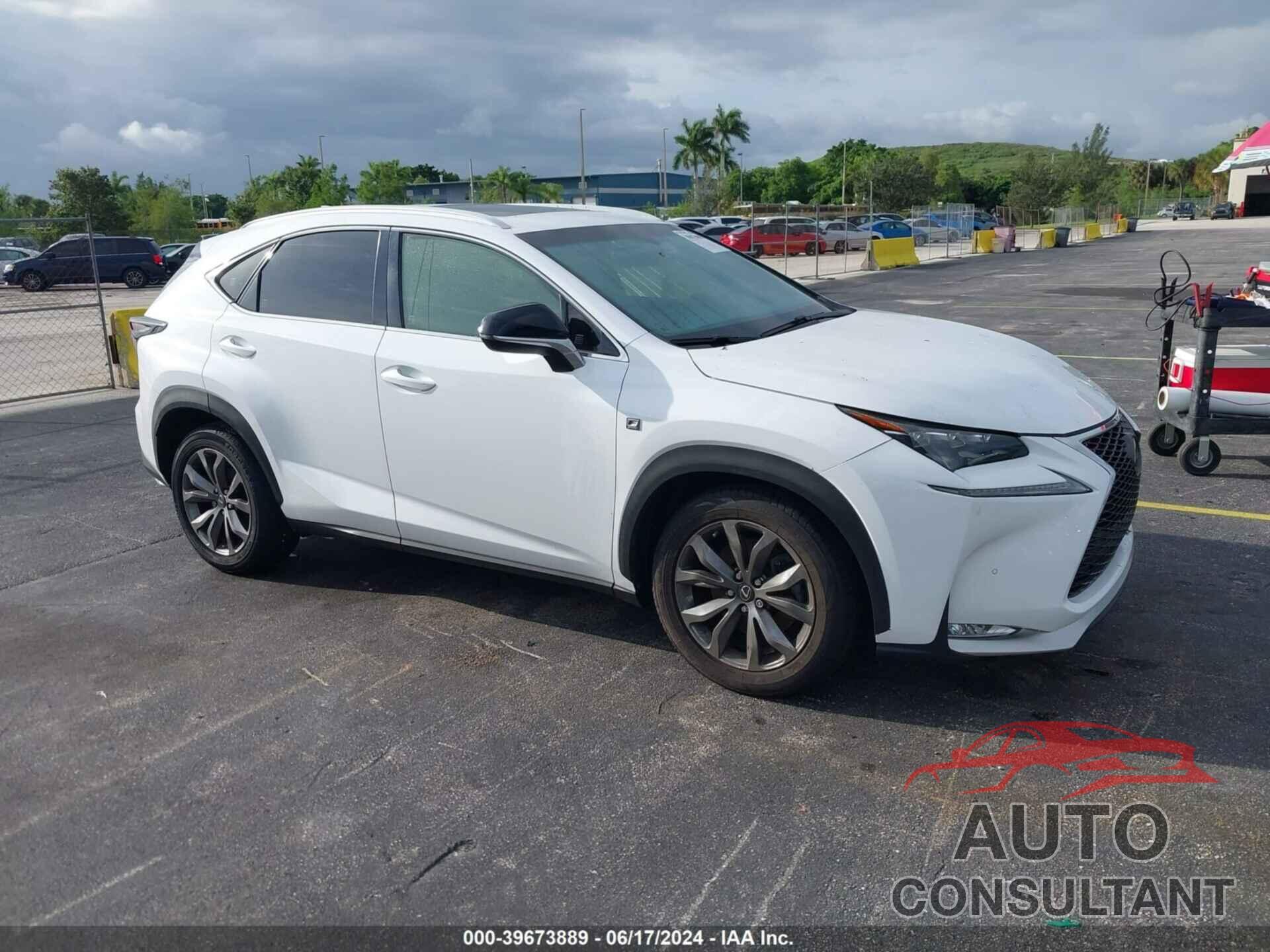 LEXUS NX 200T 2016 - JTJYARBZ9G2036216