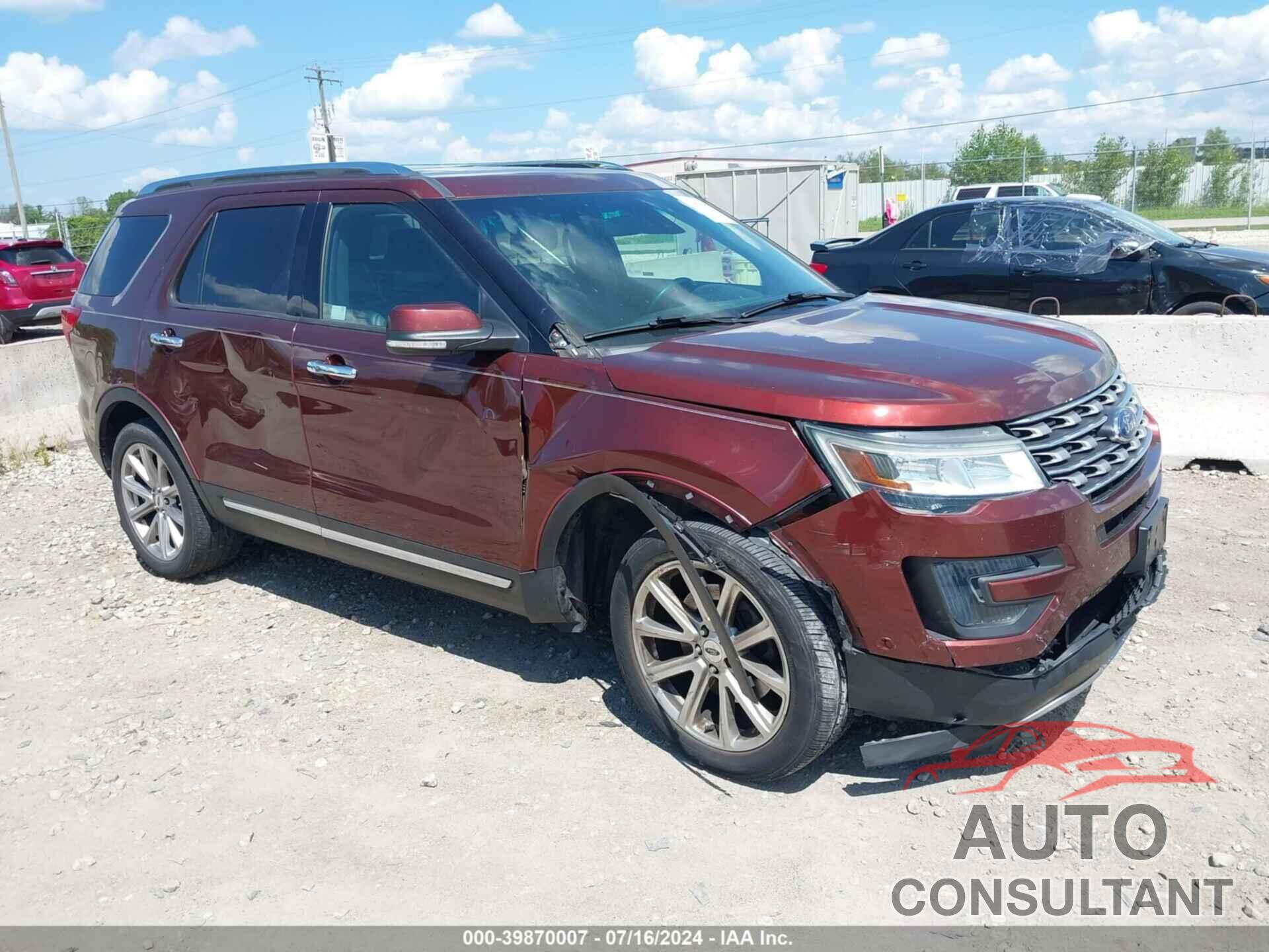 FORD EXPLORER 2016 - 1FM5K7F81GGB16195