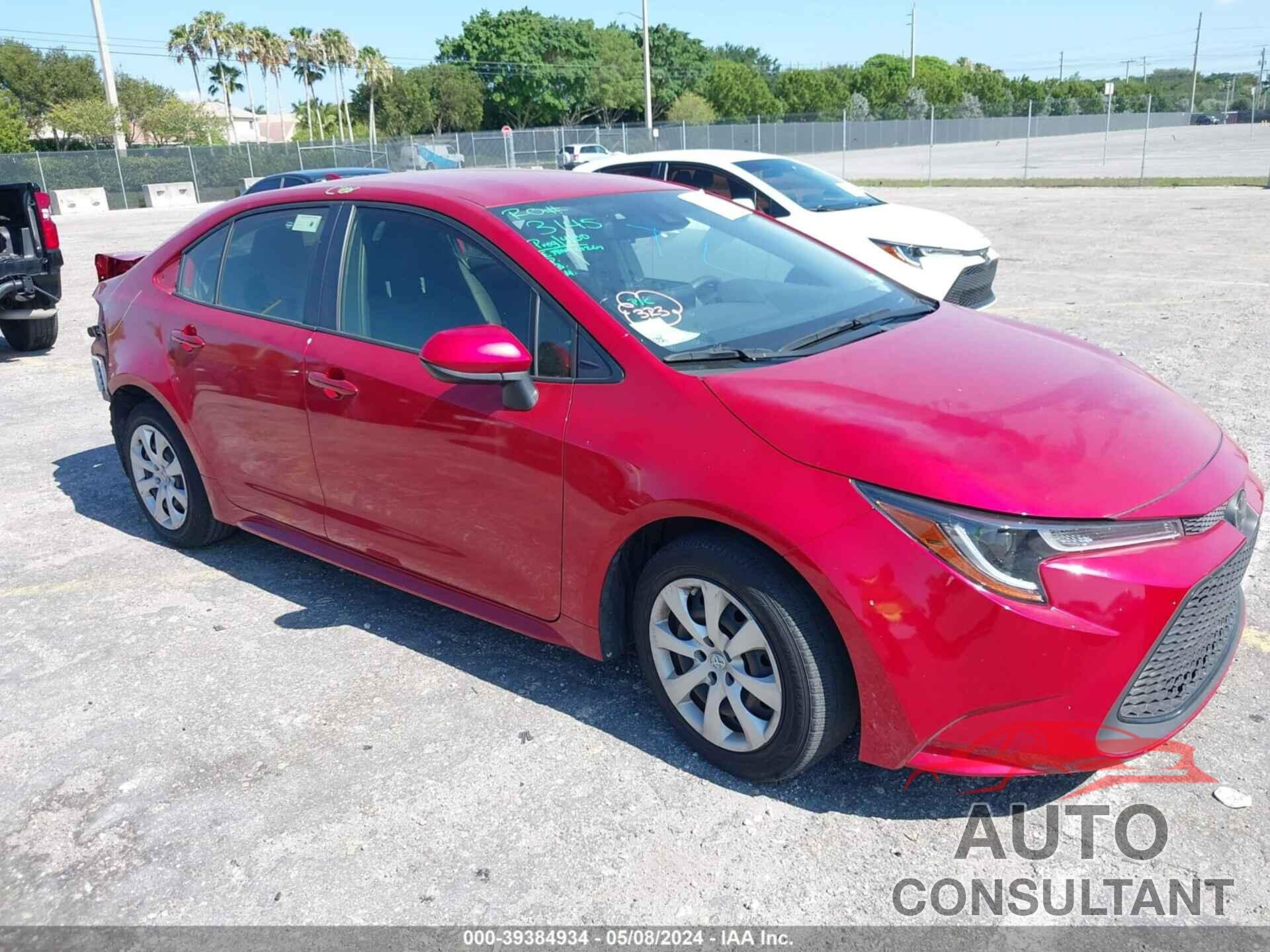 TOYOTA COROLLA 2021 - JTDEPMAE0MJ125793