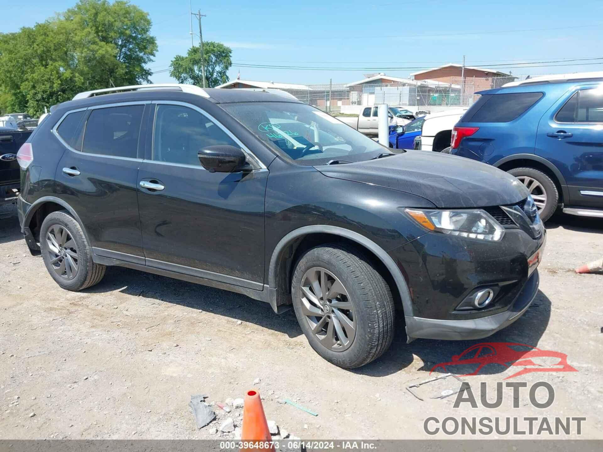 NISSAN ROGUE 2016 - KNMAT2MV6GP721339