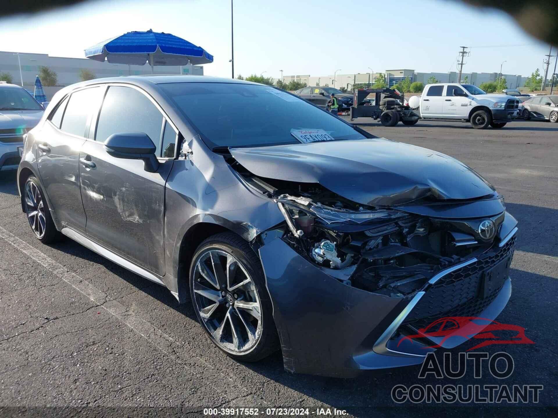 TOYOTA COROLLA 2022 - JTNA4MBE0N3191333