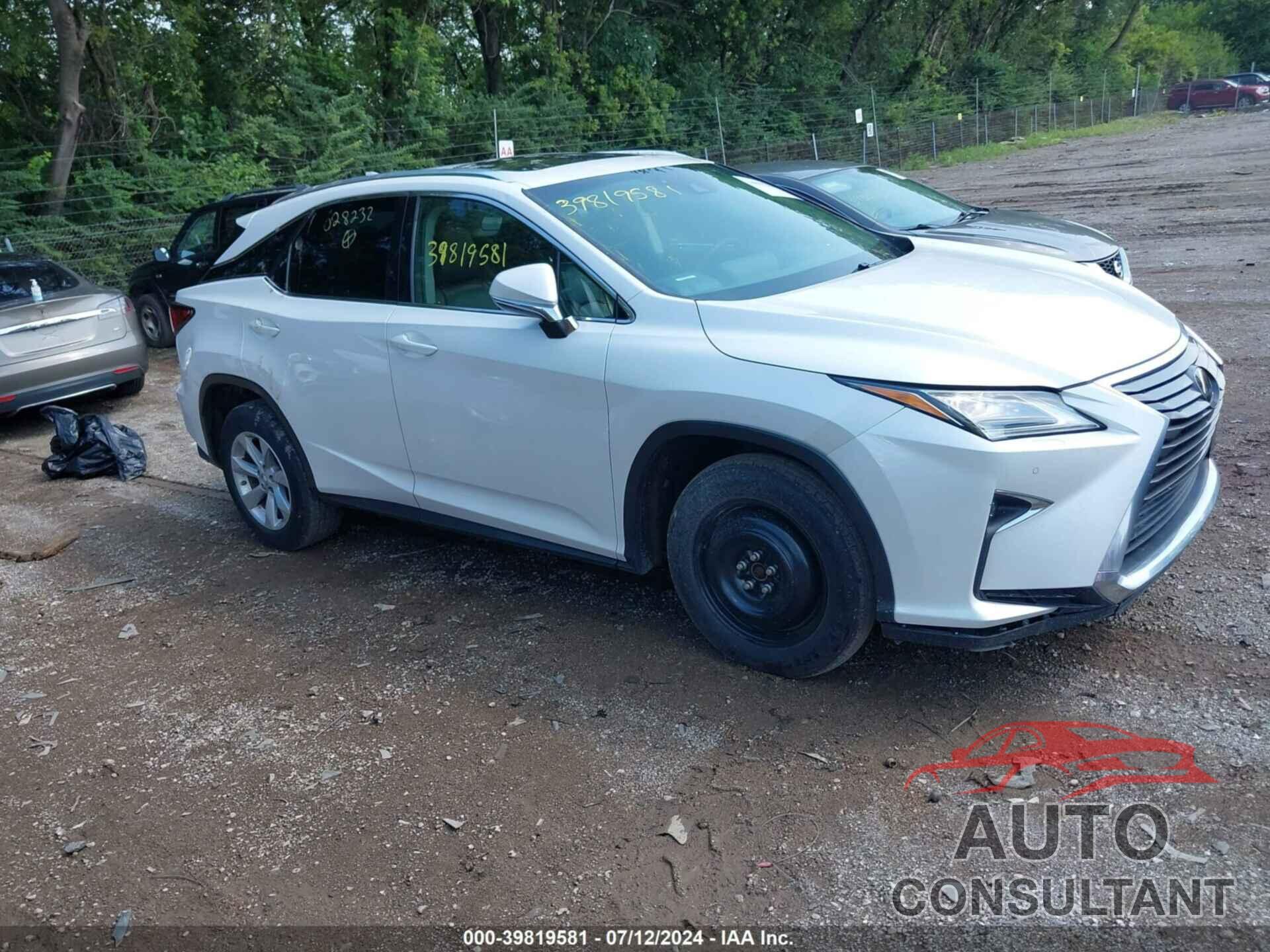 LEXUS RX 350 2016 - 2T2BZMCA8GC028232