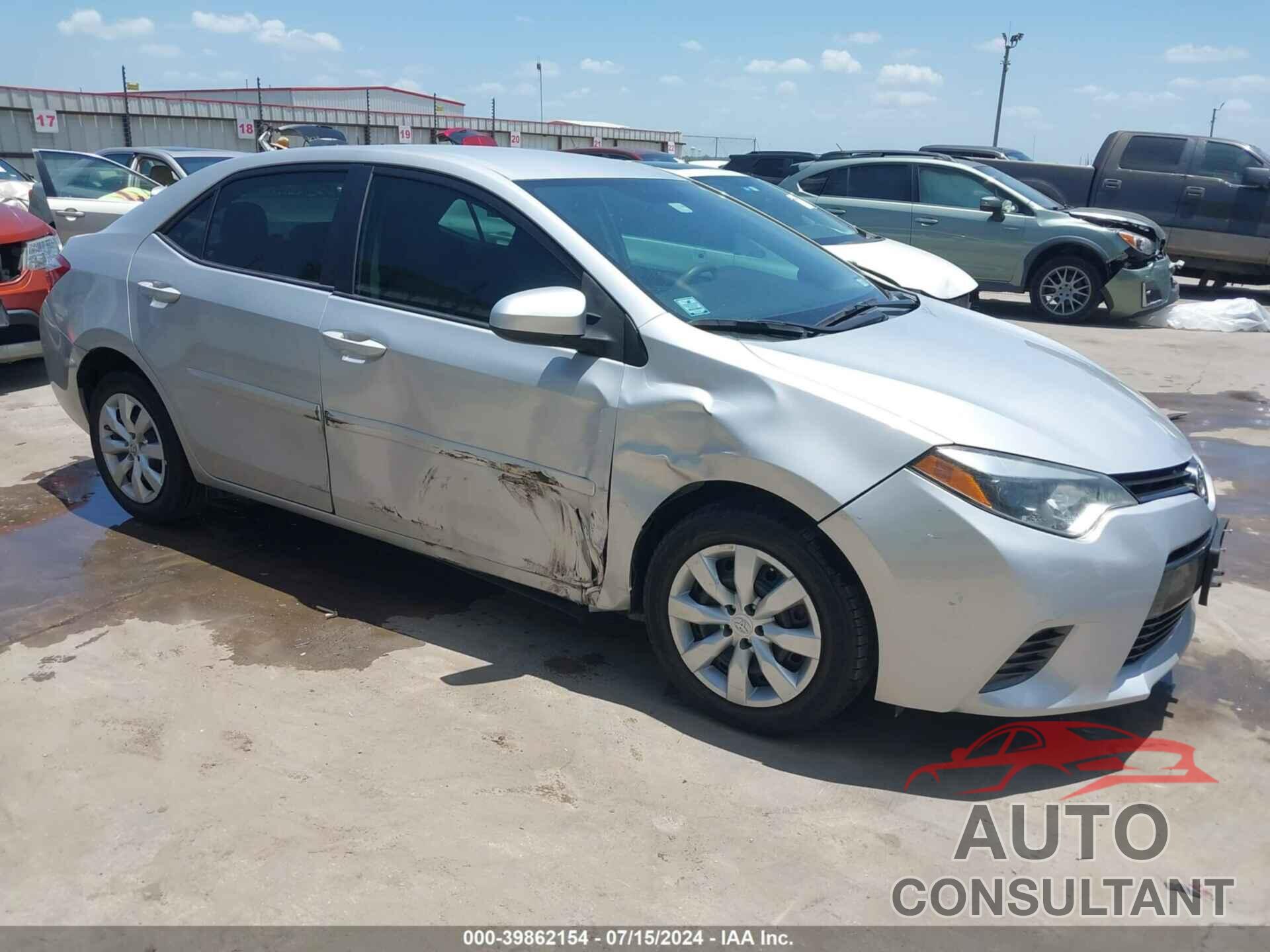 TOYOTA COROLLA 2016 - 5YFBURHE7GP400090