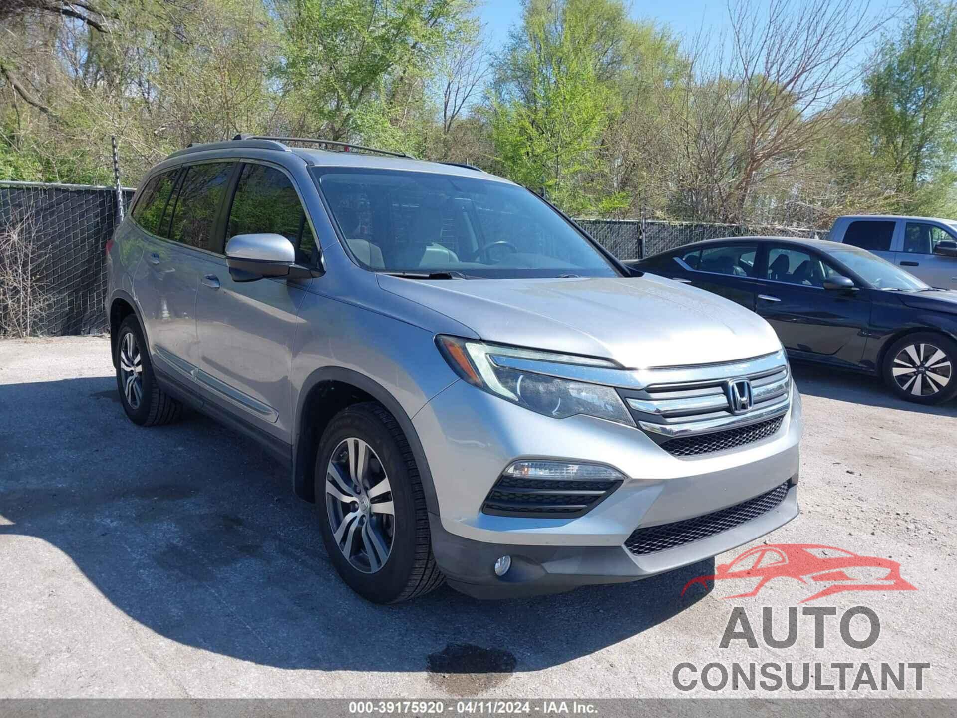 HONDA PILOT 2017 - 5FNYF5H74HB004968