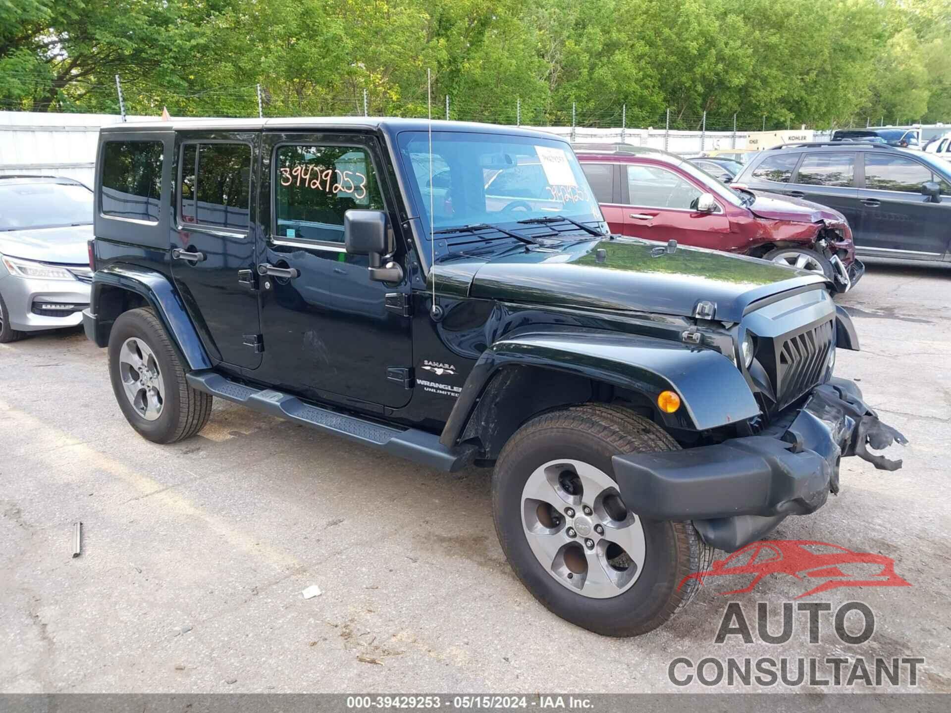 JEEP WRANGLER UNLIMITED 2016 - 1C4HJWEG7GL116765