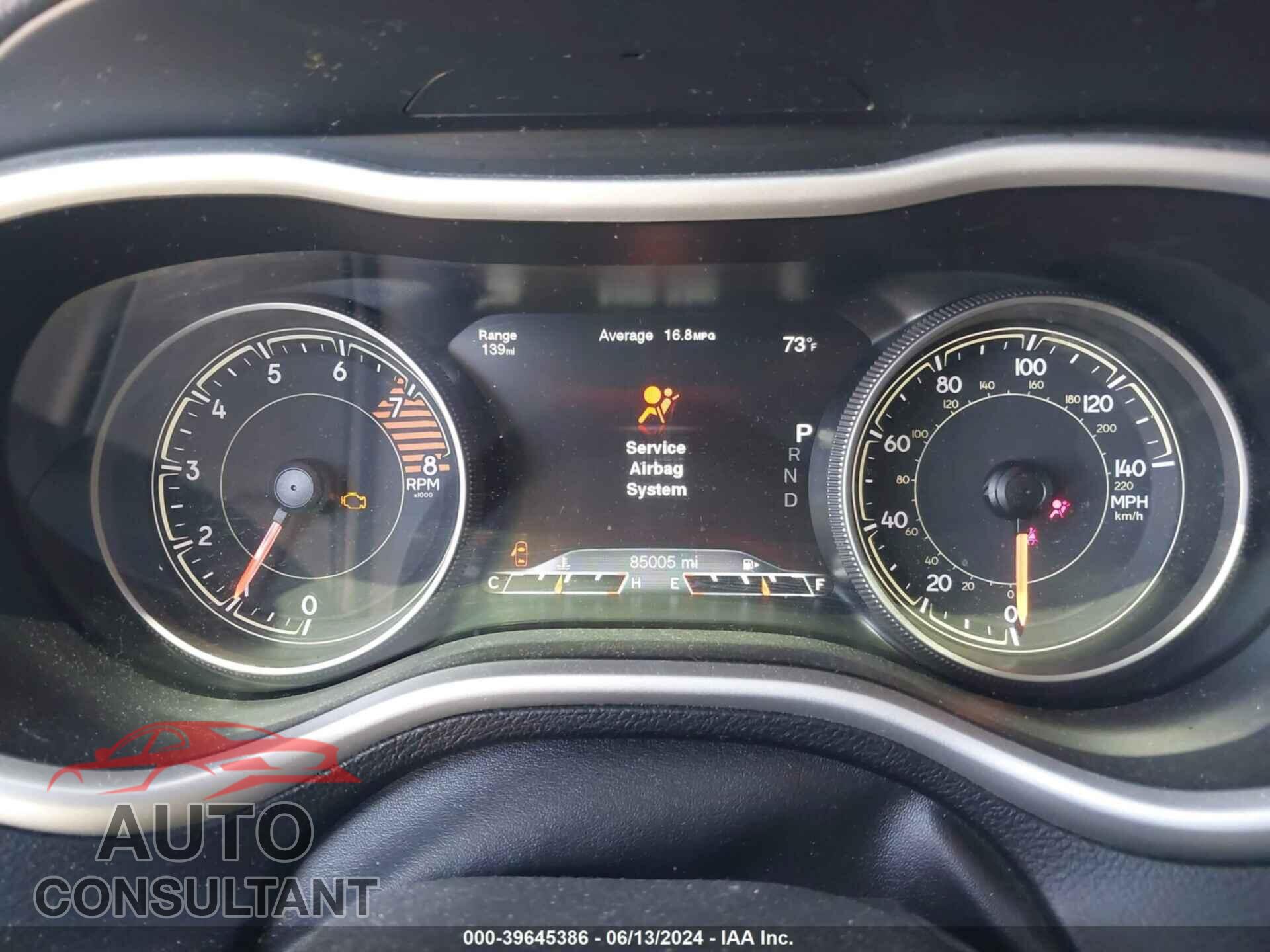 JEEP CHEROKEE 2016 - 1C4PJMBS8GW359587