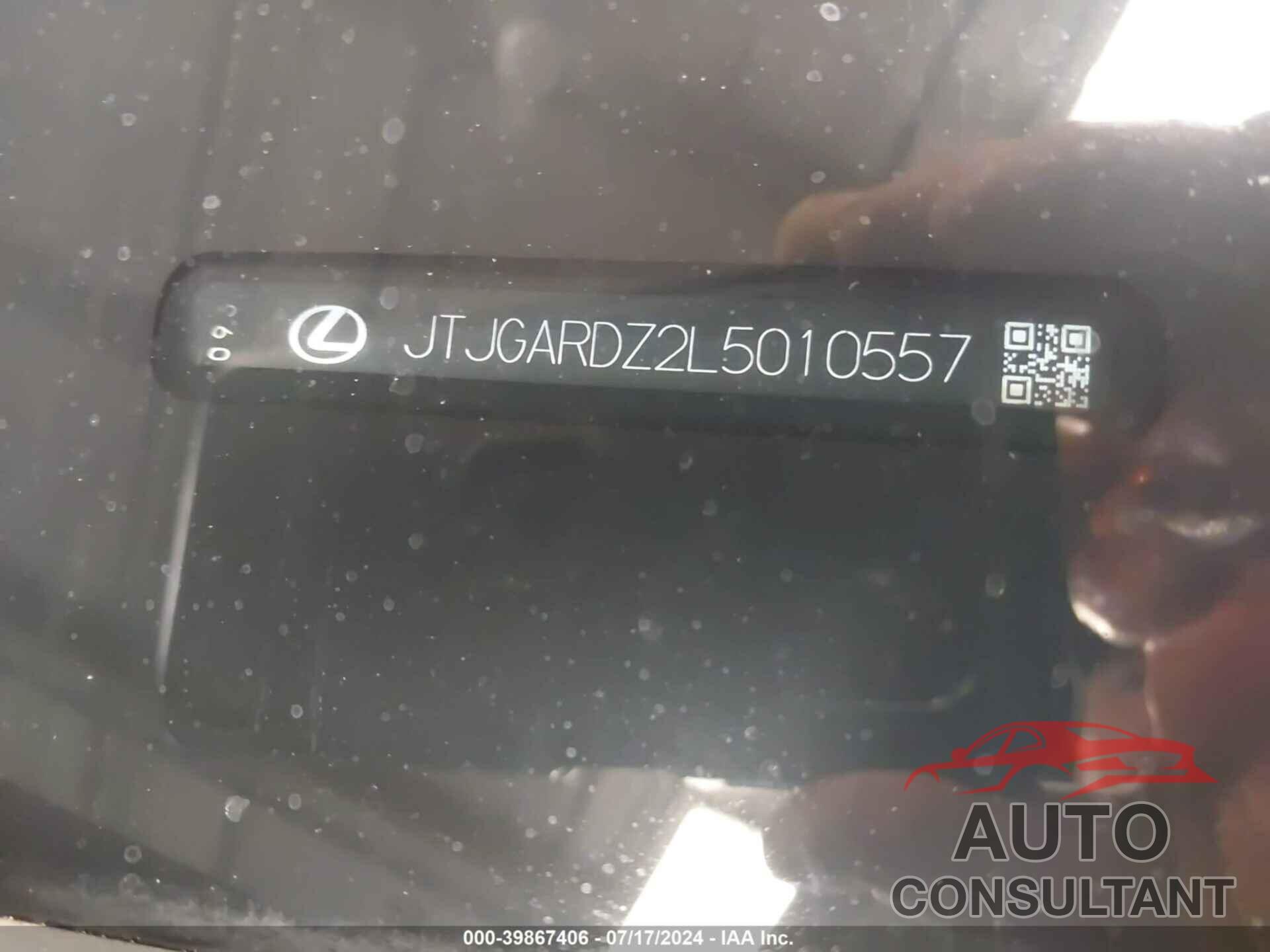 LEXUS NX 300 2020 - JTJGARDZ2L5010557