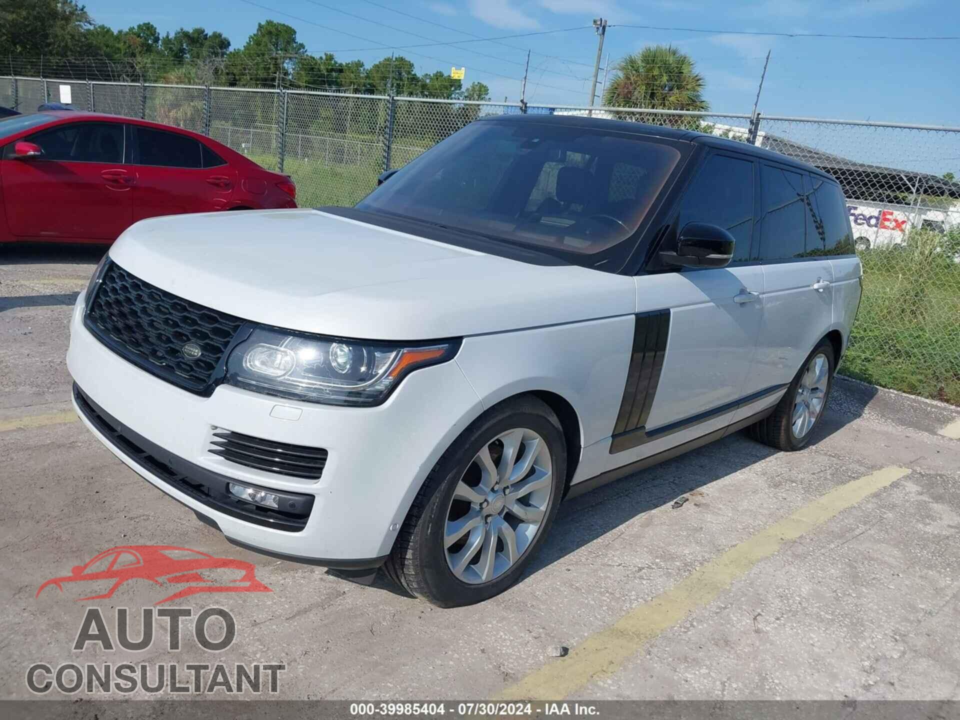 LAND ROVER RANGE ROVER 2016 - SALGS2KF4GA264311